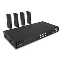 Lindy 150m Cat.6 4x4 HDMI 4K60 HDBaseT Matrix Extender - Schwarz-0