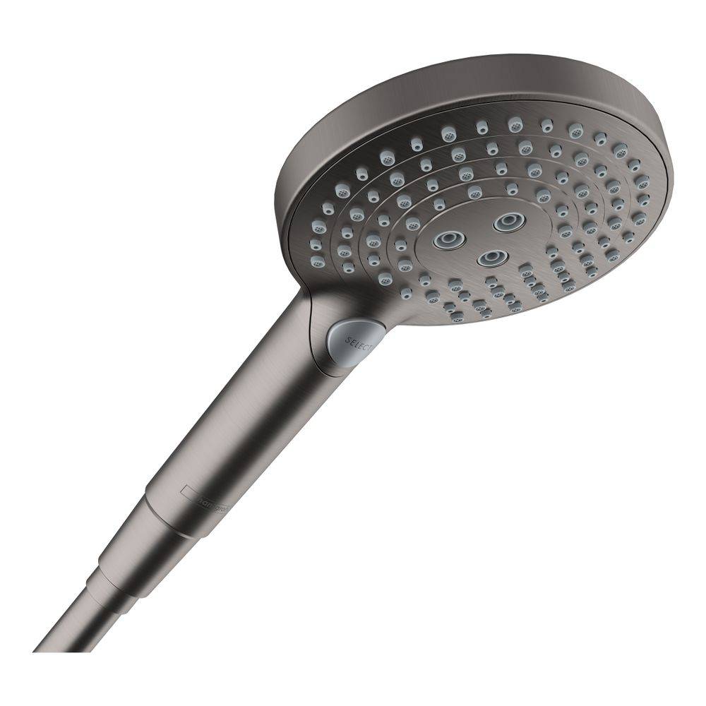 Hansgrohe Raindance Select S Handbrause 120mm, 8l/min, 3jet PowderRain EcoSmart, Brushed Black Chrome