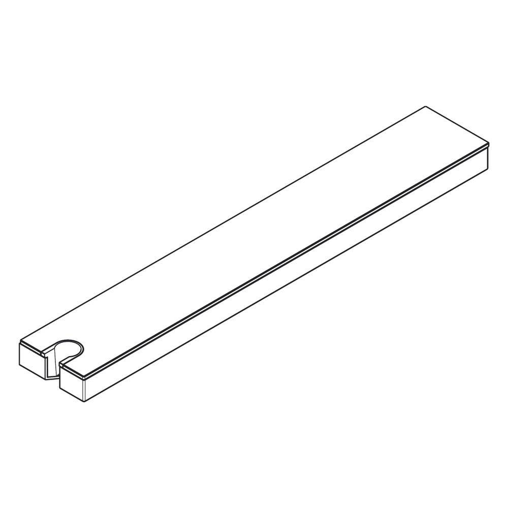 Hansgrohe Rainfinity Wandanschluss Porter 500mm, Brausehalter links, Duschablage, Chrom-2