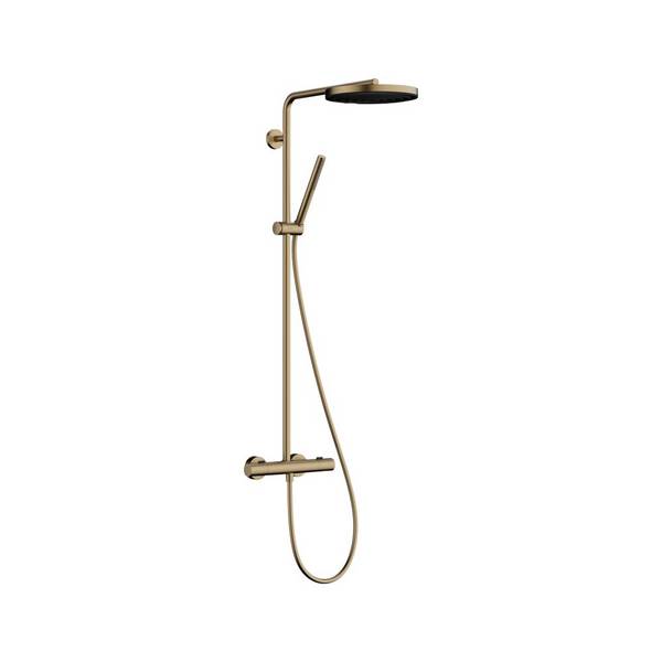 hansgrohe Pulsify S Puro Showerpipe 260 1jet mit Ecostat Fine, Brushed Bronze