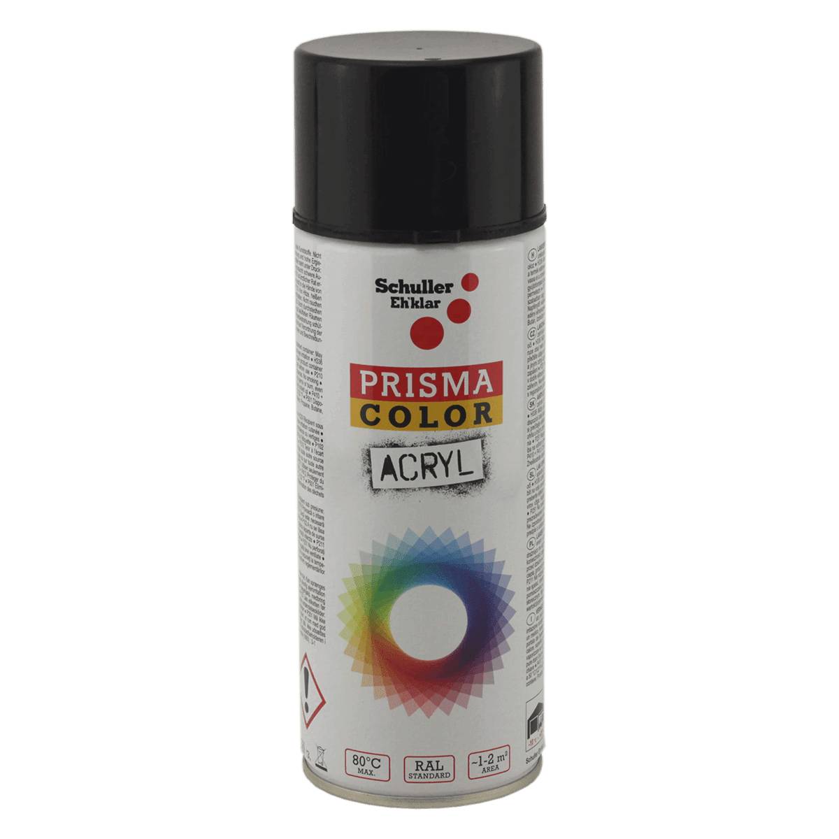 Schuller PRISMA COLOR RAL ACRYL Lackspray RAL 9005 - Schwarz-1