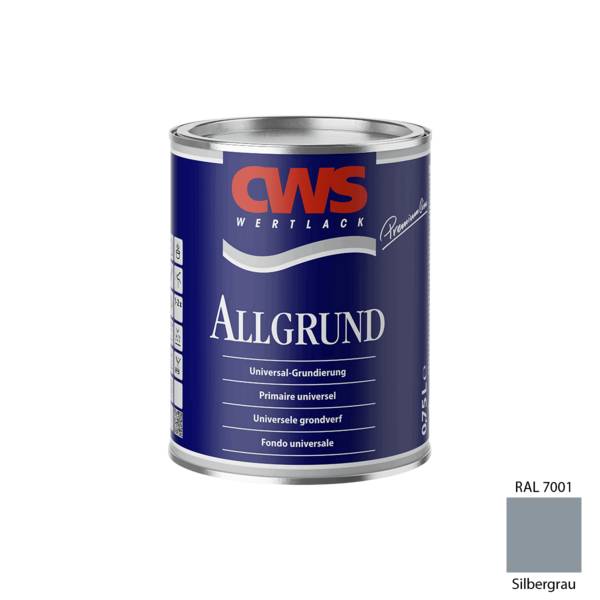 CWS WERTLACK® Allgrund 0,75 Liter RAL 7001 silbergrau