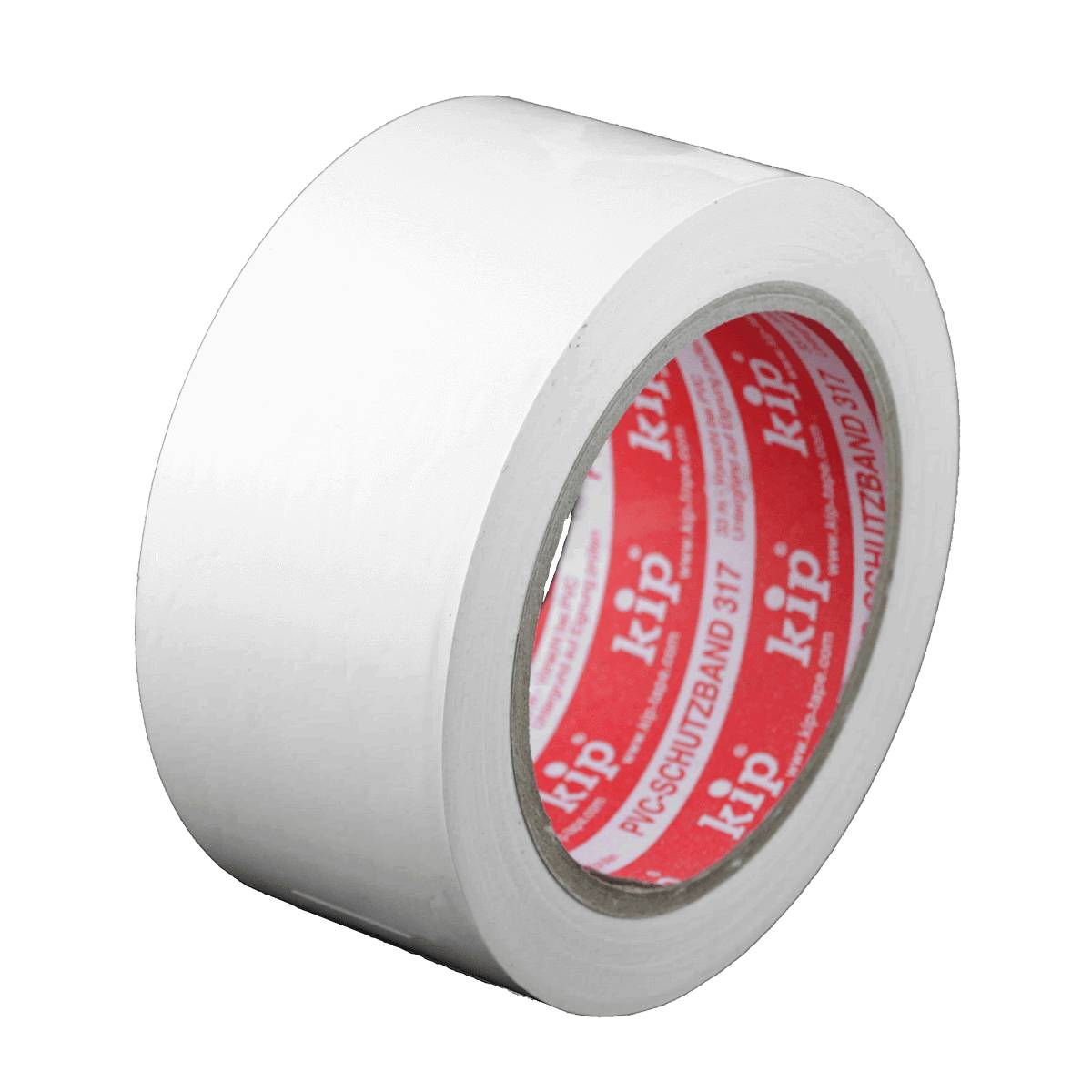 Kip® 317 PVC-Schutzband Premium weiß - Putzerband 48 mm-0