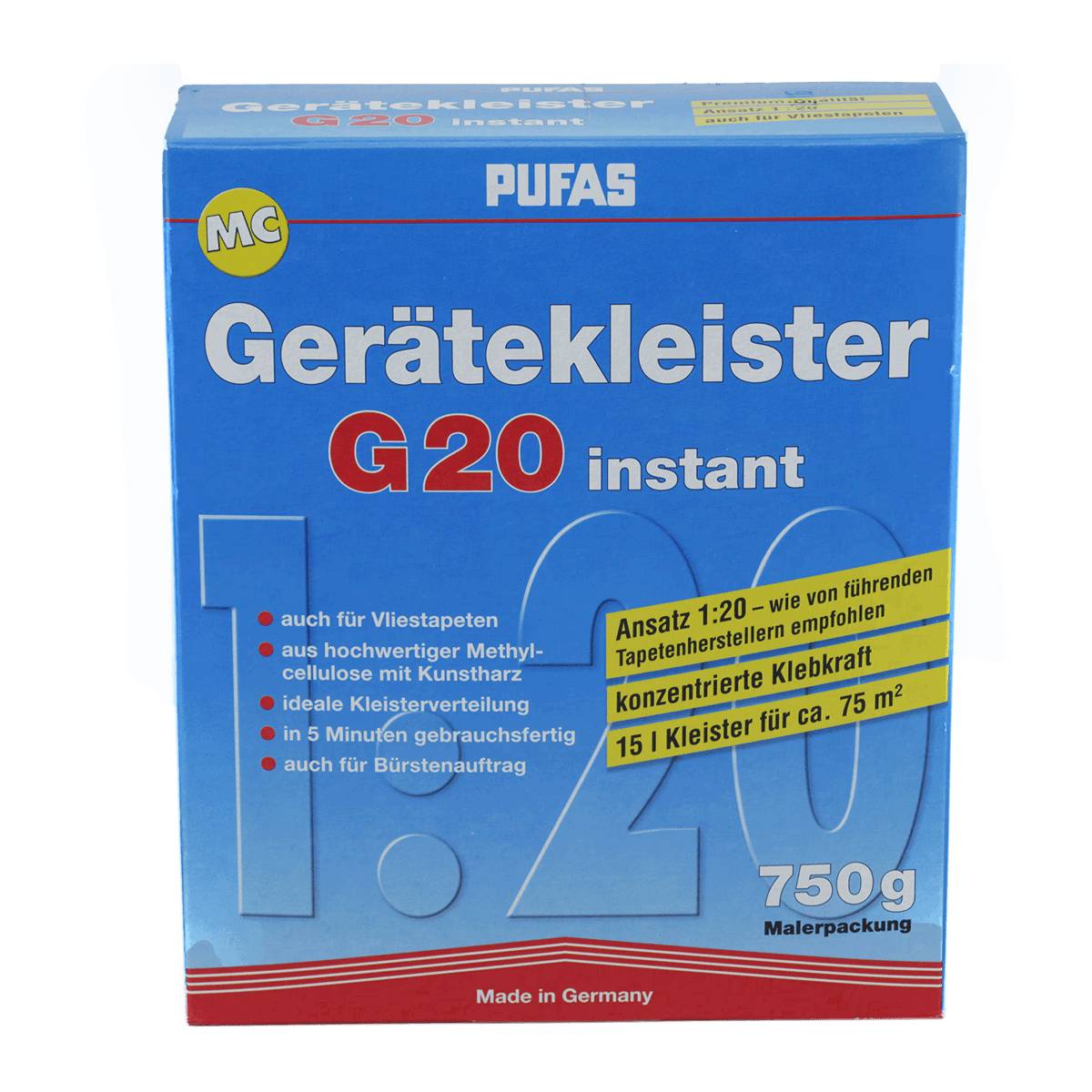 PUFAS MC Gerätekleister G 20 - instant 0,75 kg-0