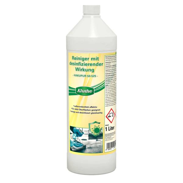 Kluthe Reiniger mit desinfizierender Wirkung HAKUPUR 50-525 1 Liter