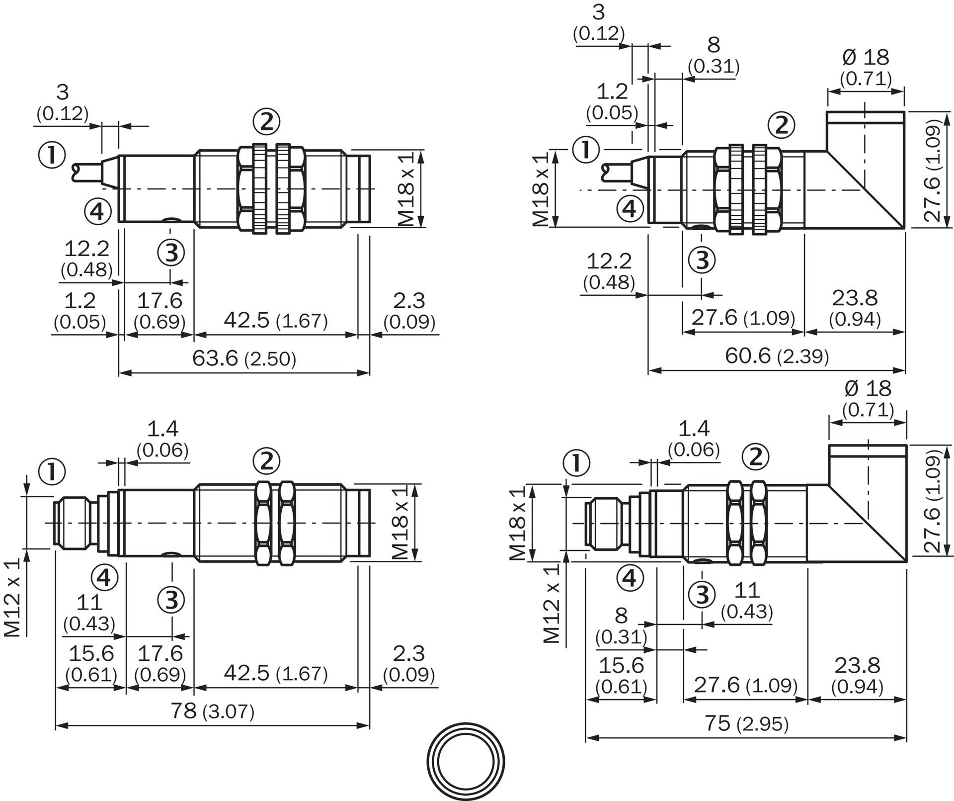 Sick VS/VE18-3P3740, Sensor, Teilenummer: 6013761-2