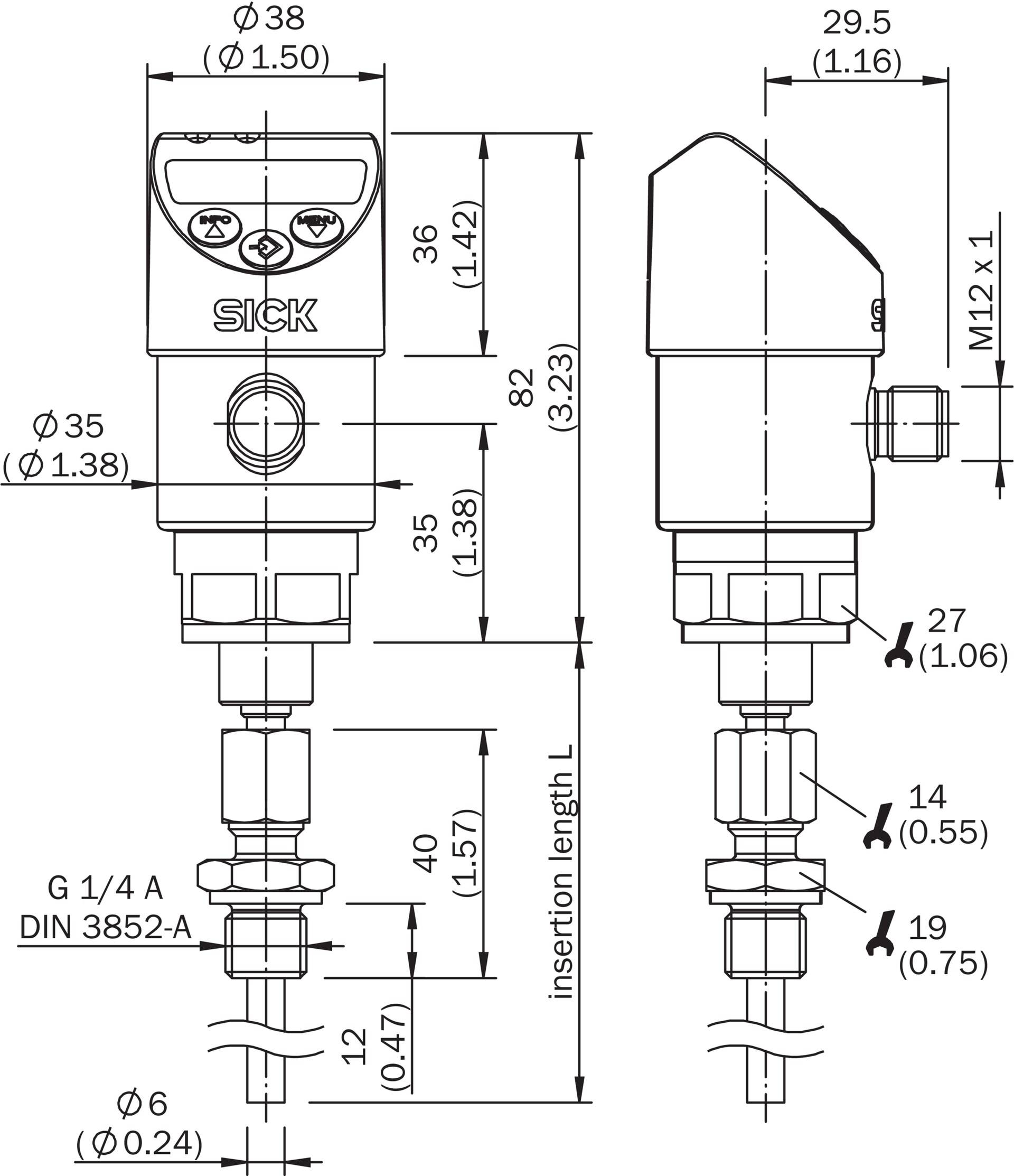 Sick Temperatursensor TBS-1DES41506CE-2