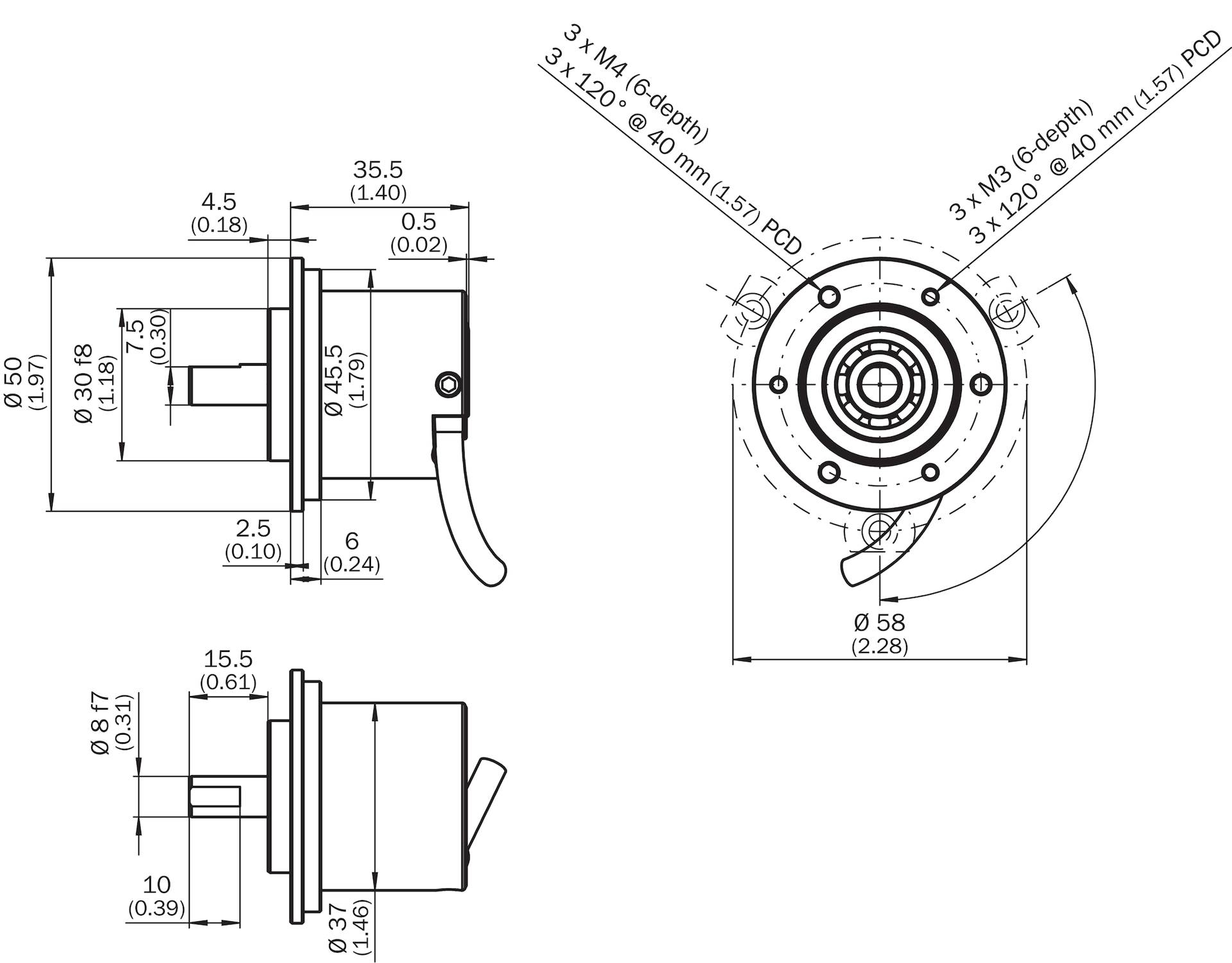 Sick Inkremental-Encoder DBS50E-S5RK00500-1