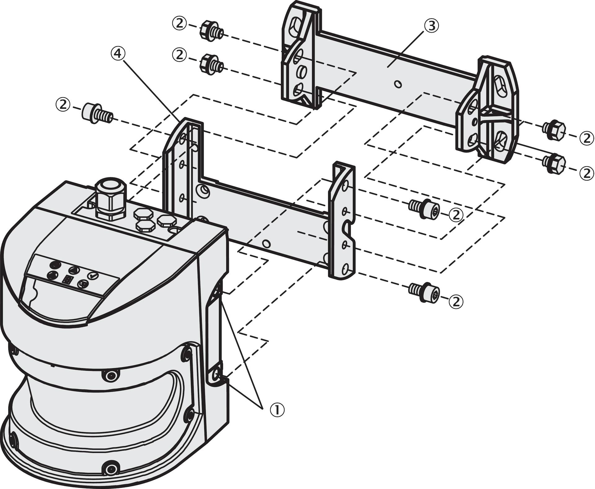 Sick 2D-LiDAR-Sensor LMS500-21000 Lite-2