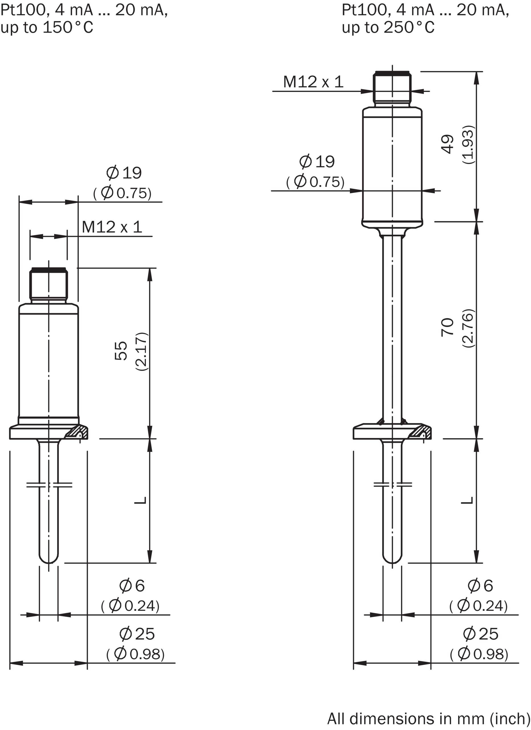 Sick Temperatursensor THTS-1AAT50256MZ-2