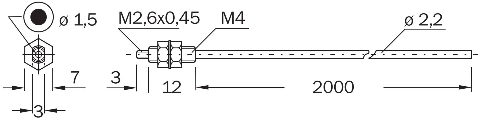 Sick Lichtleiter Standard,M4 LL3-TB01-1