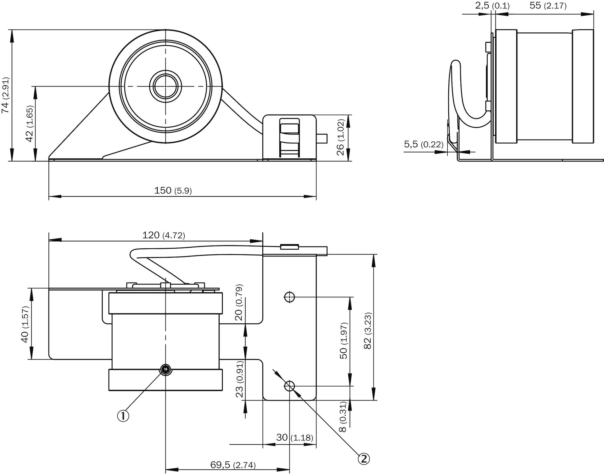 Sick Messrad-Encoder DKV60E-21AKA0020-2
