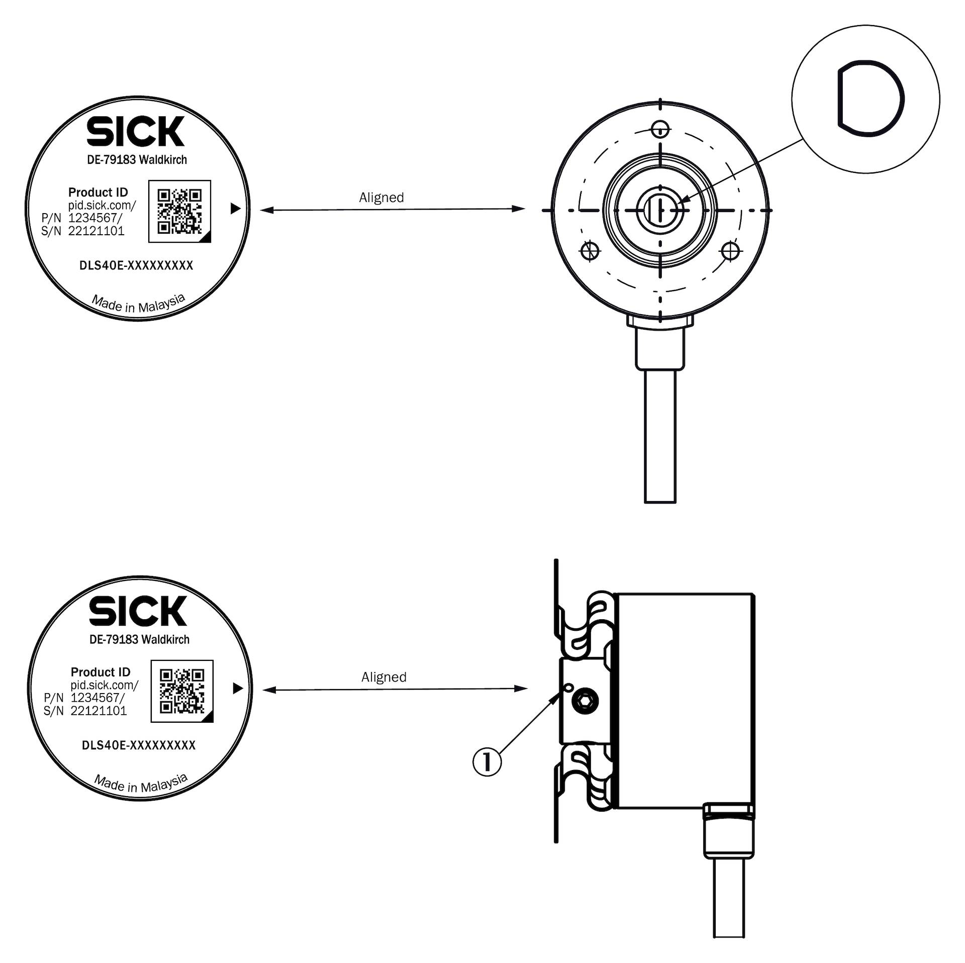 Sick Inkremental-Encoder DLS40E-BERV00360-1