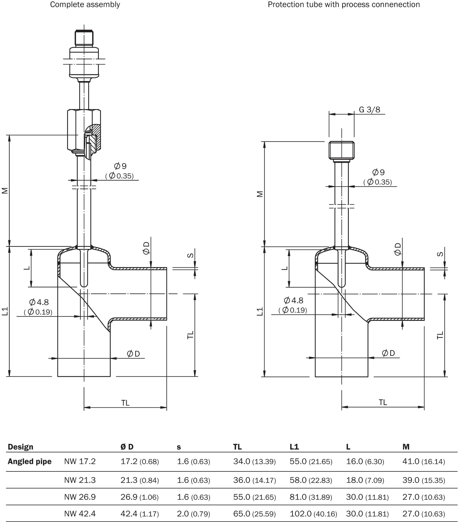 Sick Temperatursensor THTL-1AAAB0424MZ-1