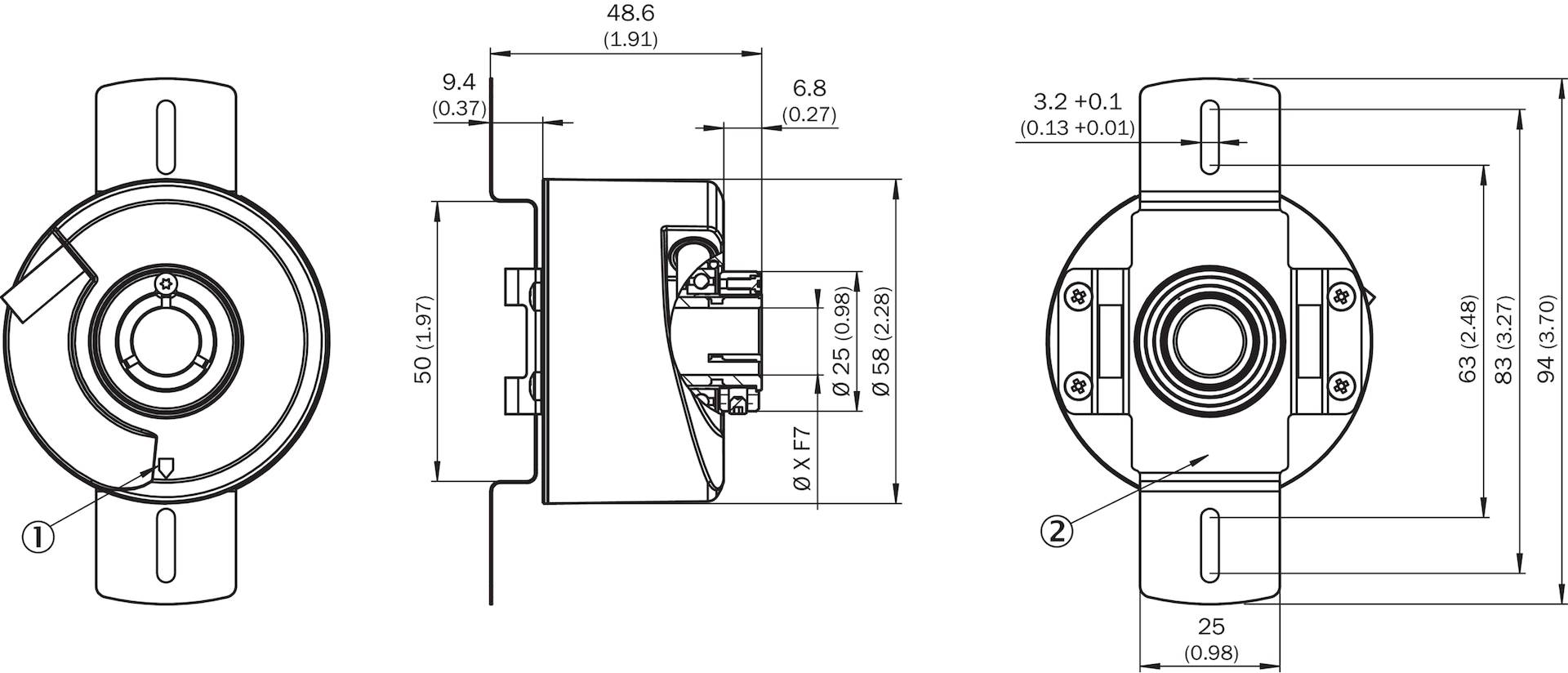 Sick Inkremental-Encoder DBS60E-RHAN02048-2