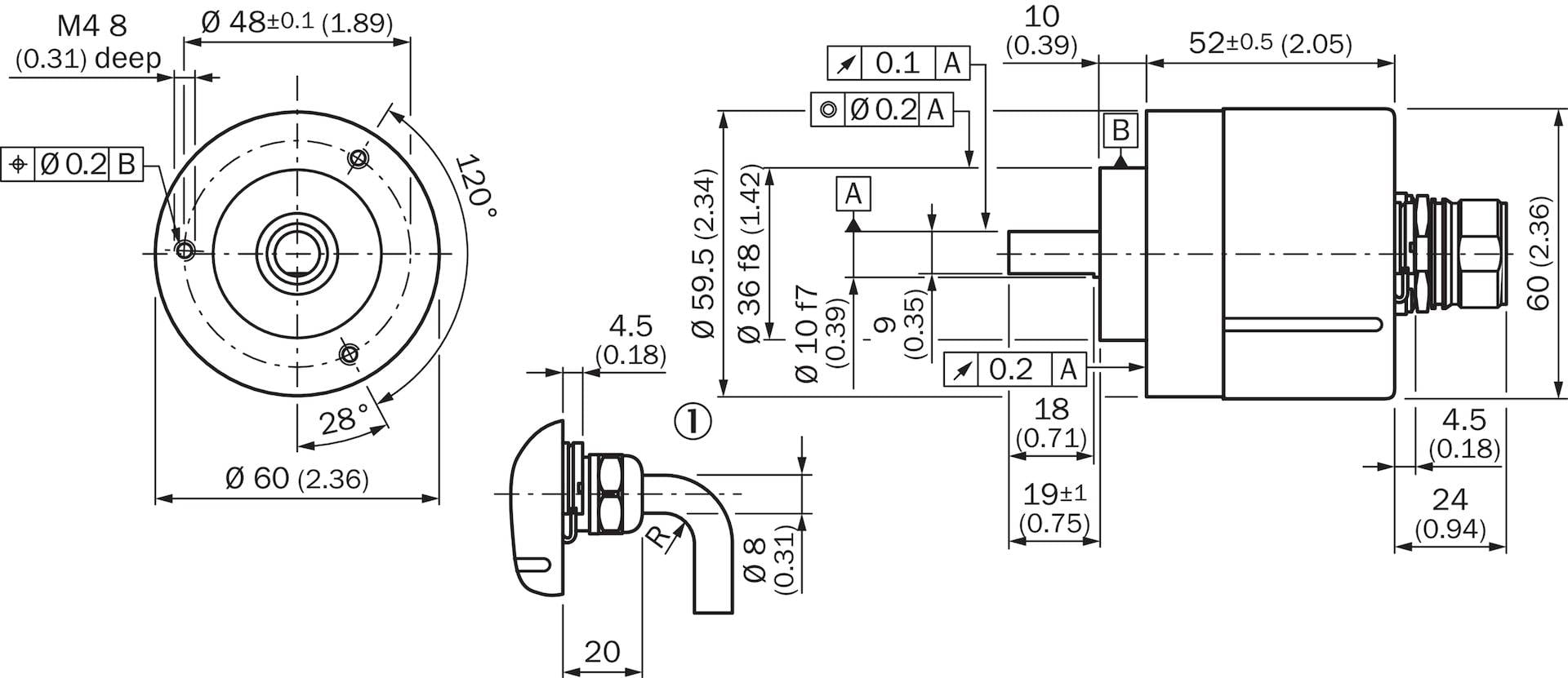 Sick Absolut-Encoder ARS60-G4R03600-2