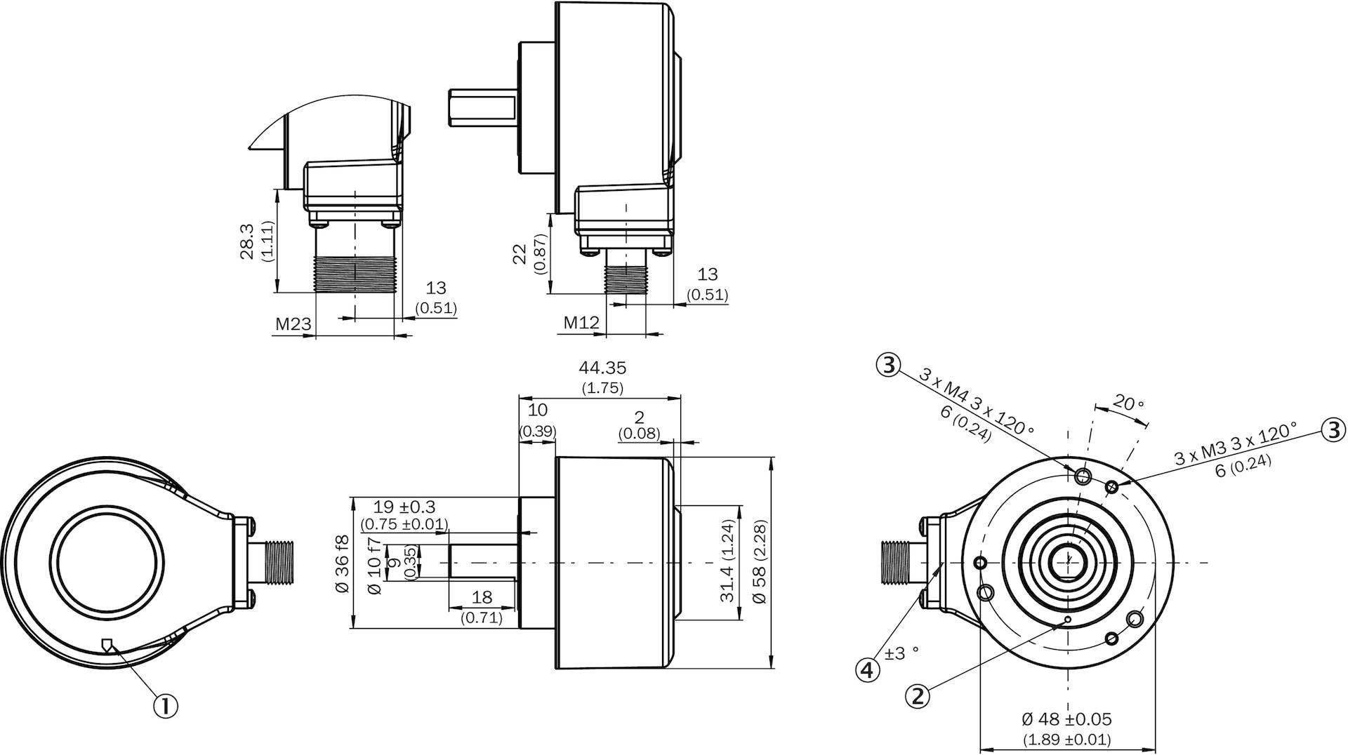 Sick Inkremental-Encoder DBS60E-S4EC00500-2