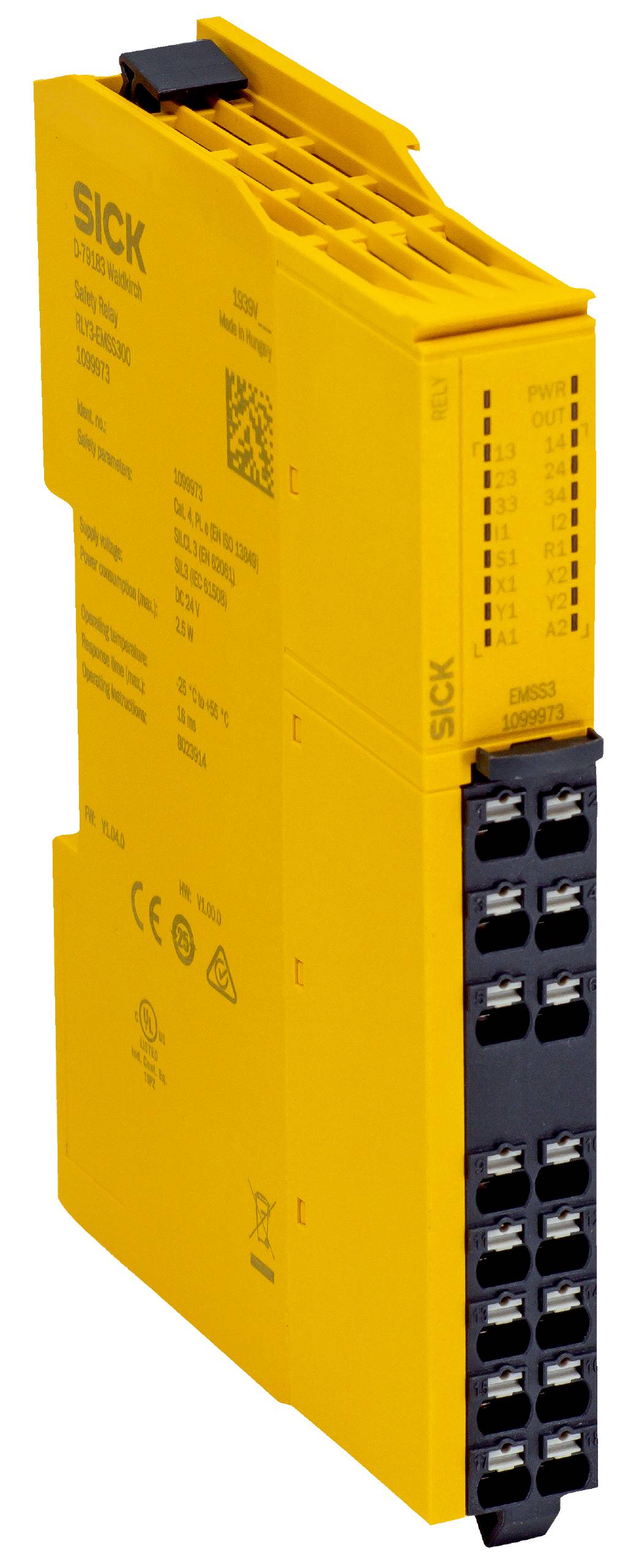 Sick RLY3-EMSS300, Sicherheitsrelais, P/n: 1099973-1