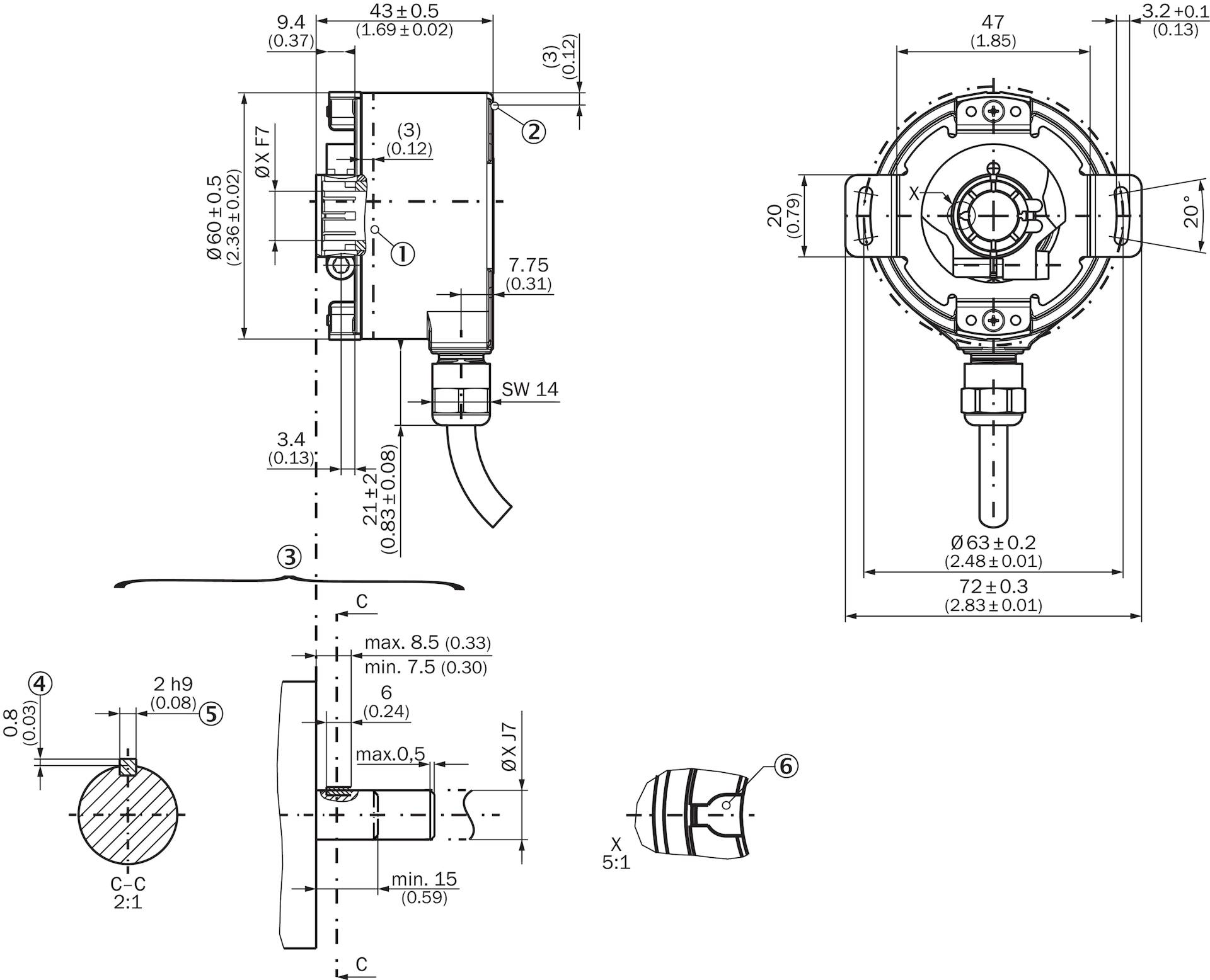 Sick Sicherheits-Encoder AFM60S-TFSK262144-1