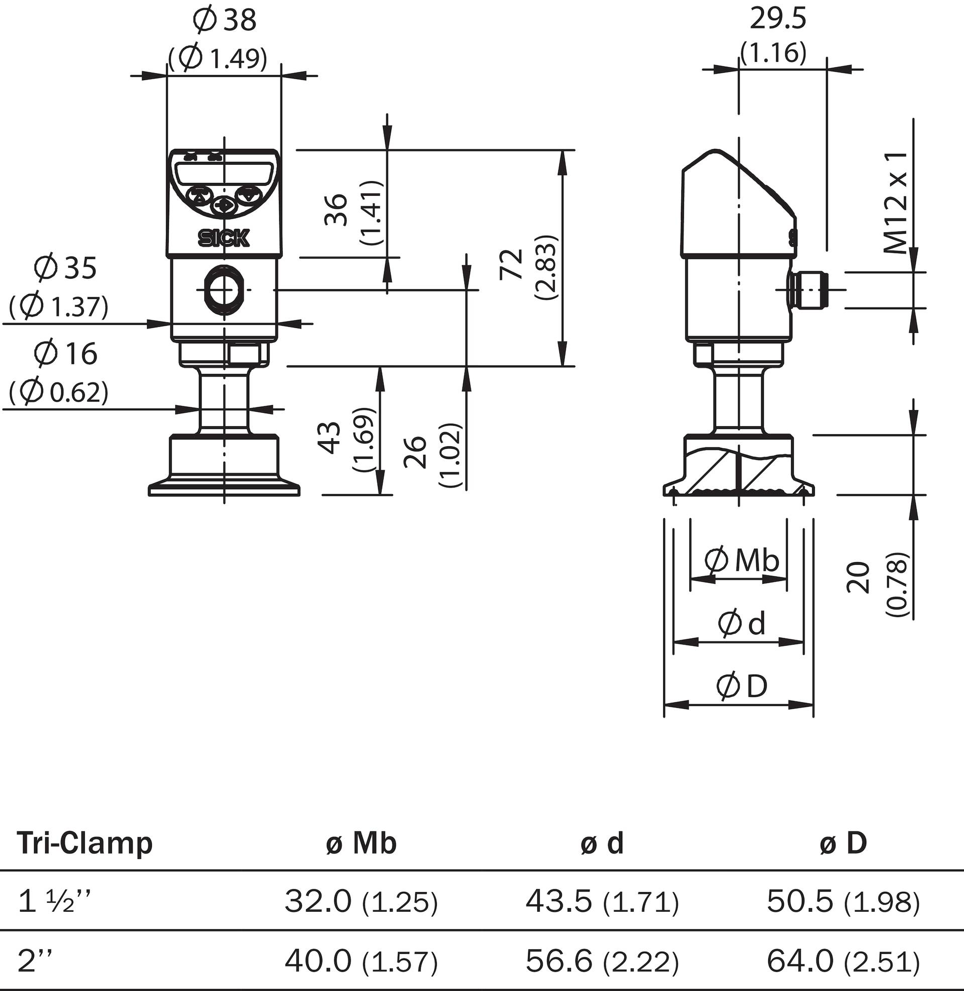 Sick Drucksensor PBSH-RP015ST1S0BMA0Z-1