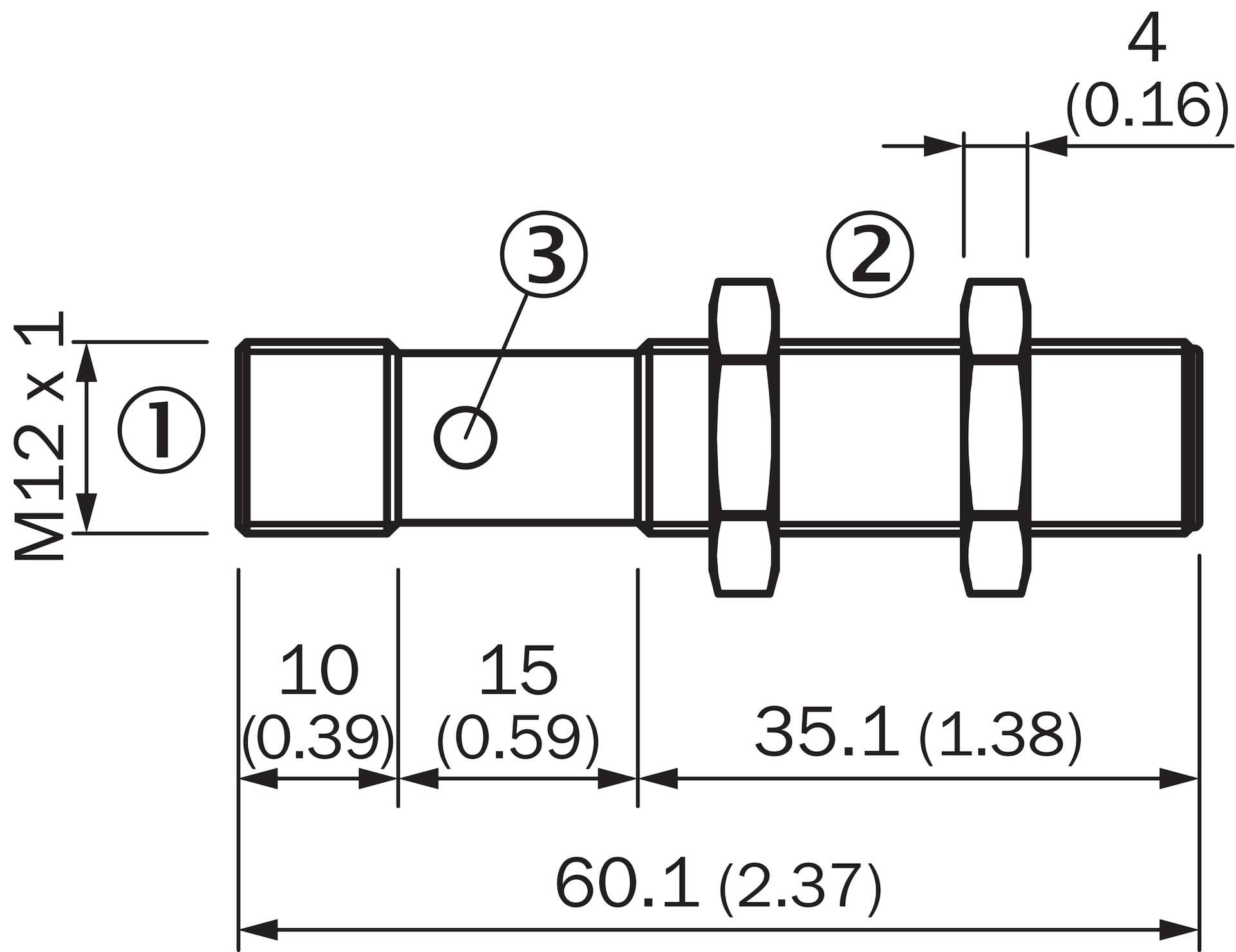 Sick UM12-1192261, Ultraschall-Abstandssensor, P/n: 6053548-0