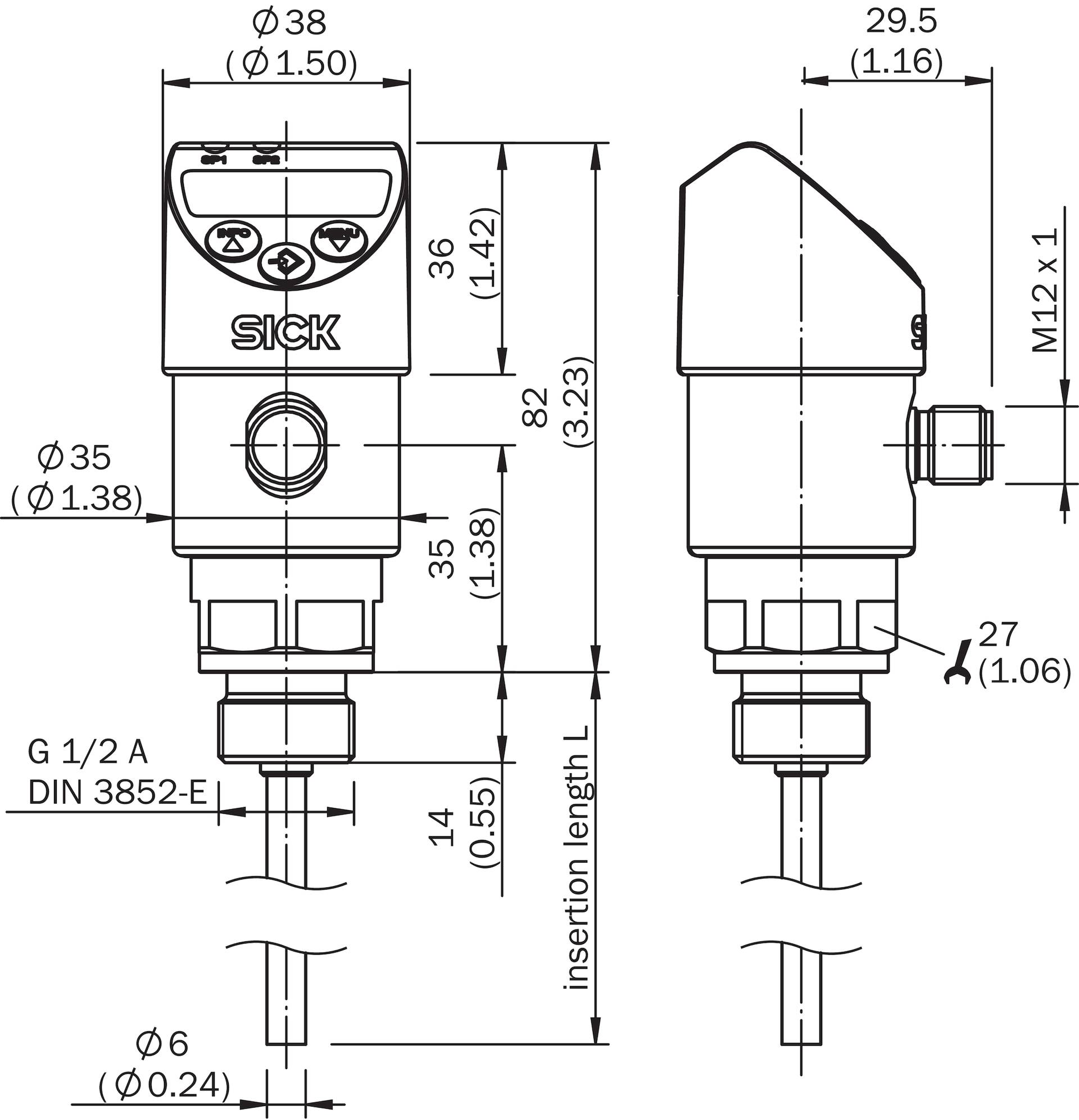 Sick Temperatursensor TBS-1LSGT0256NM-1