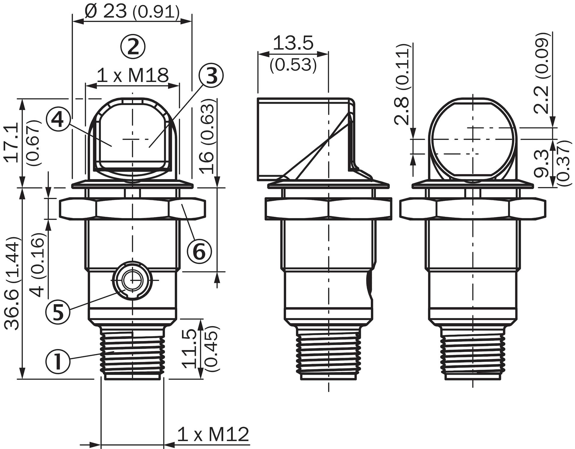 Sick GRL18S-F233W, Fotoelektrischer Sensor, P/n: 1058209-2