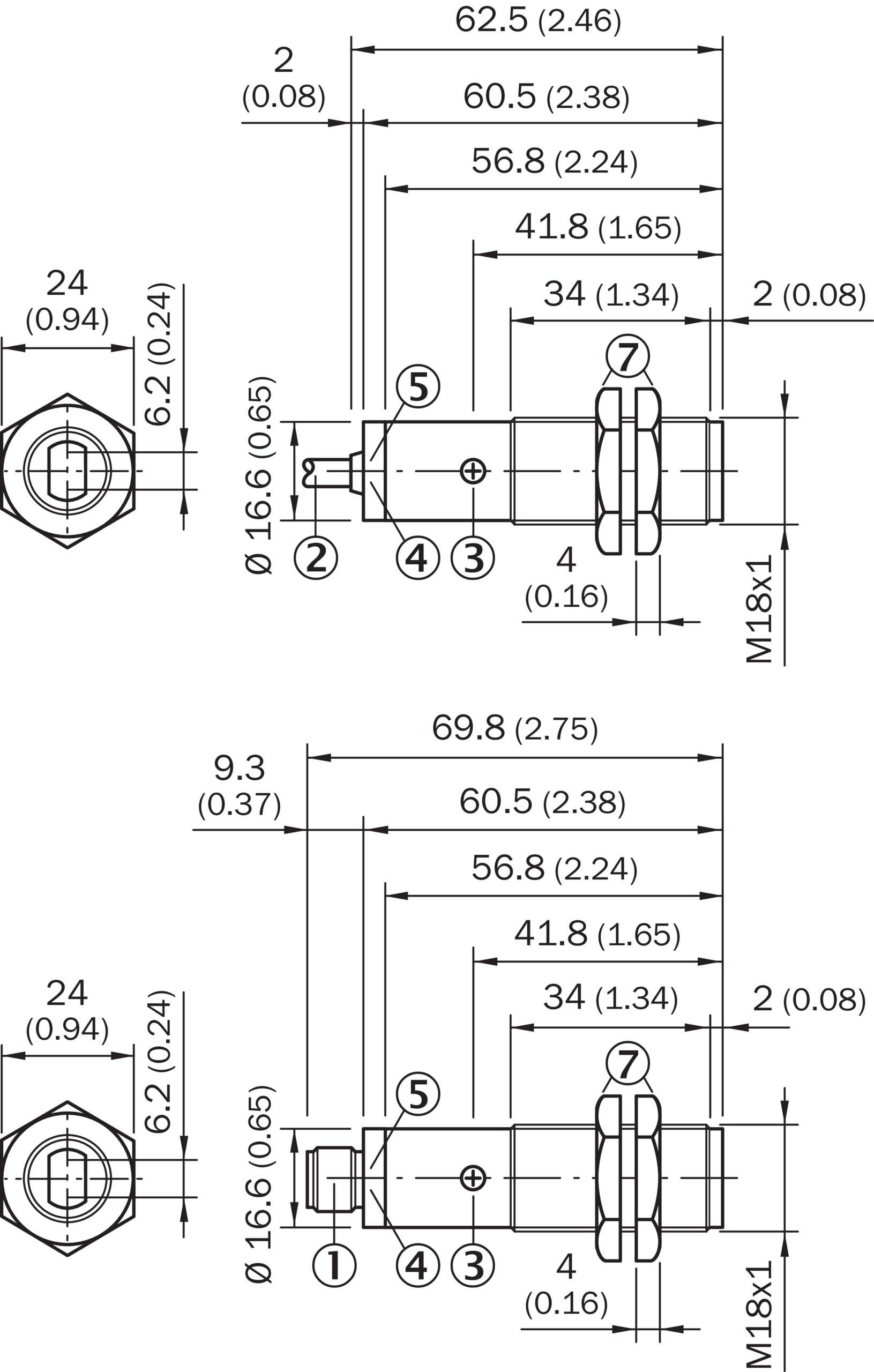 Sick VTE180-2N42442, Fotoelektrischer Sensor, P/n: 6041805-2