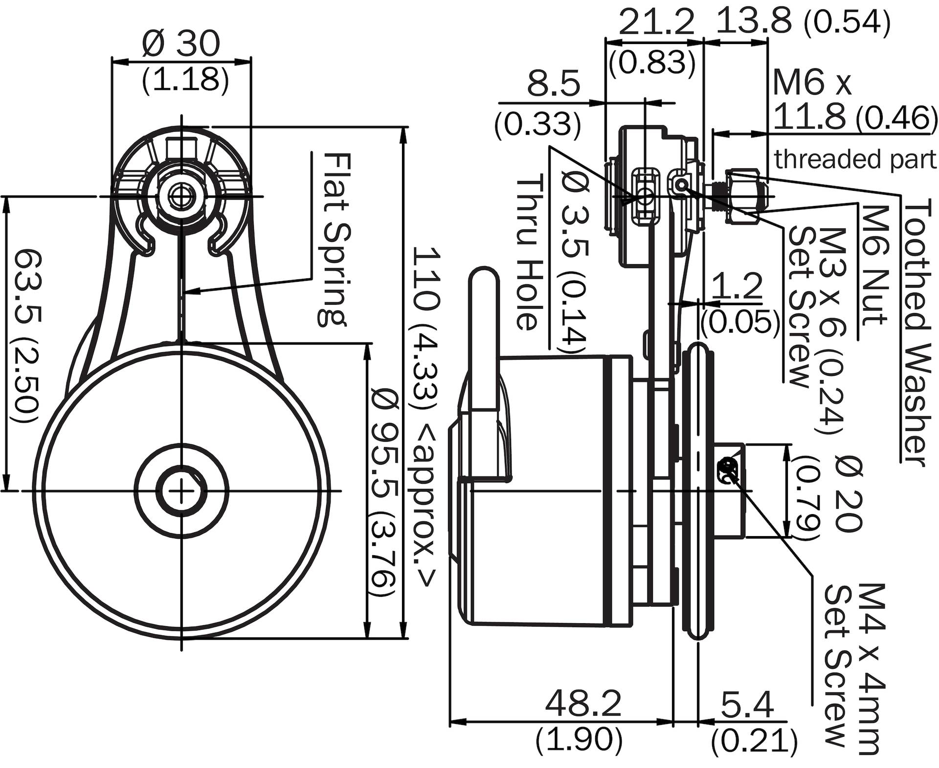 Sick BEF-MRS-10-U-300, Messradmechaniker, P/n: 2109043-0