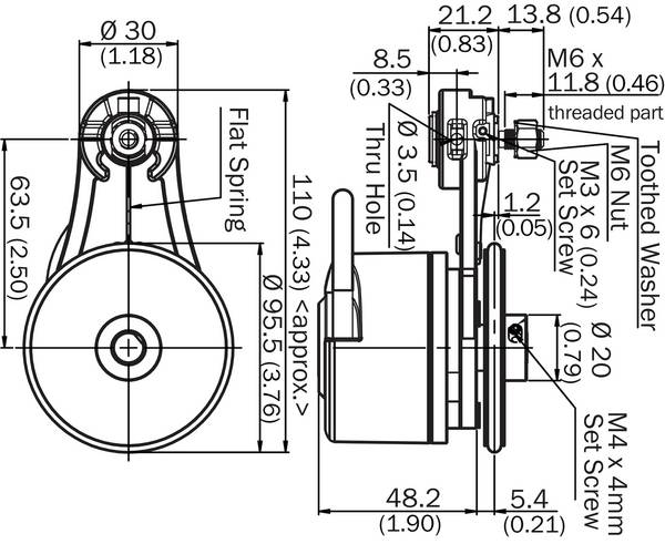 Sick BEF-MRS-10-U-300, Messradmechaniker, P/n: 2109043