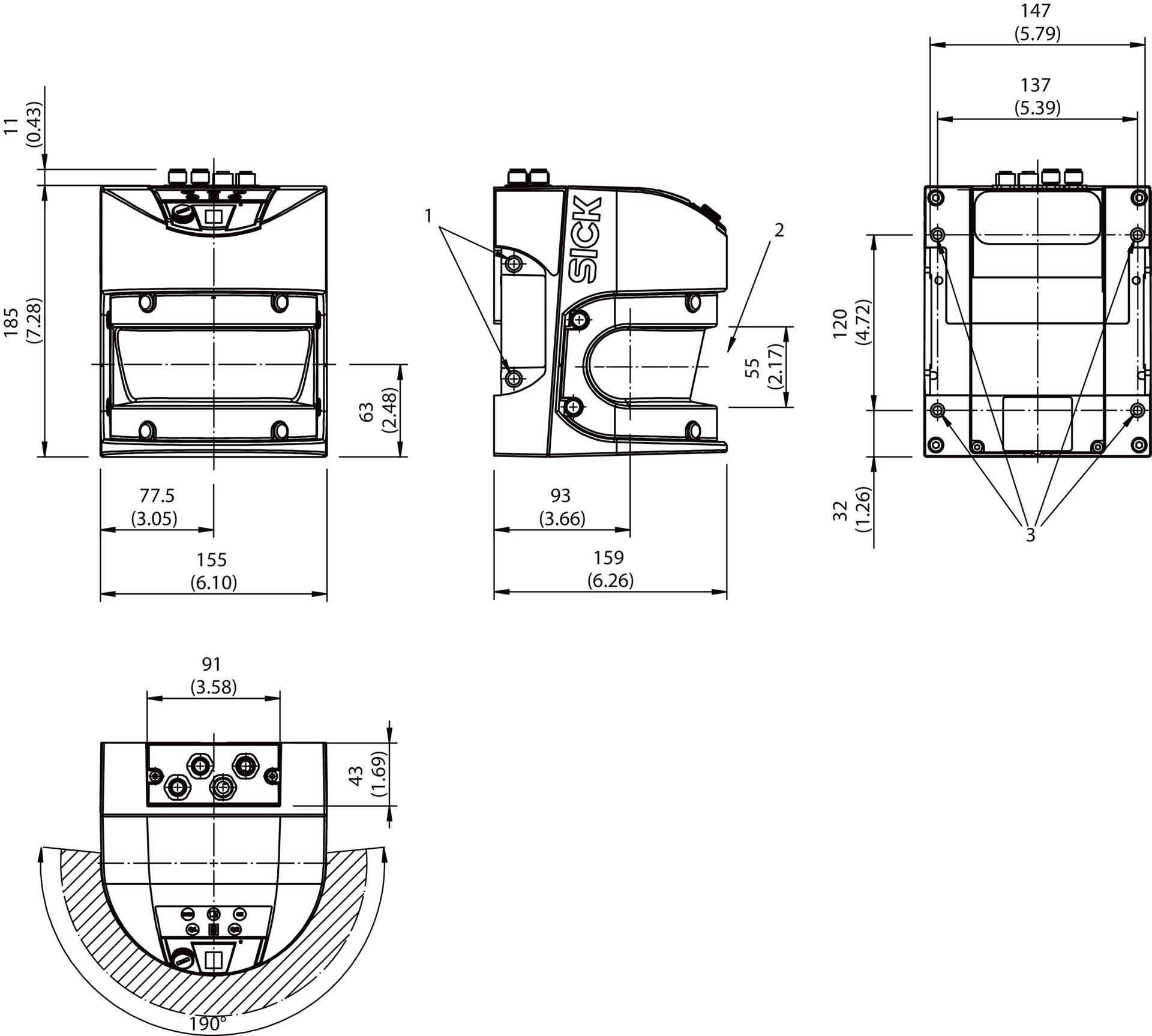 Sick RWE Messsystem LMS511-20190-1