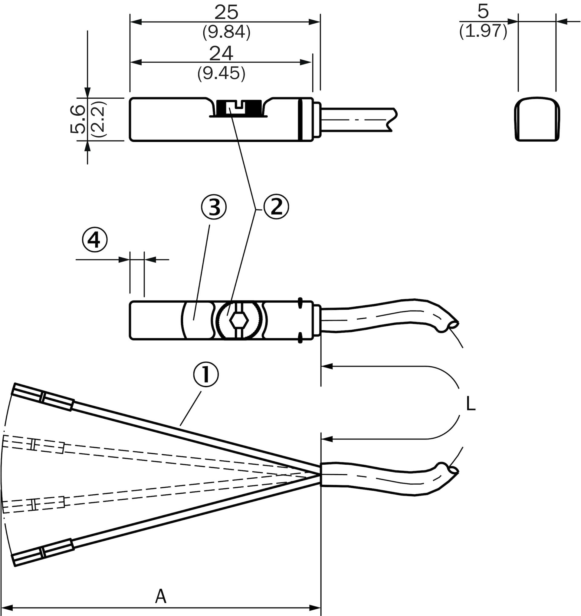 Sick MZT8-03VPS-KUD, Zylindersensor, P/n: 1054051-1