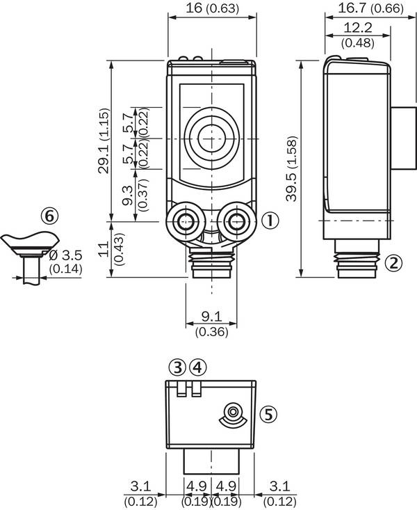 Sick UC4-13341S01, Ultraschall-Abstandssensor, P/n: 6049509