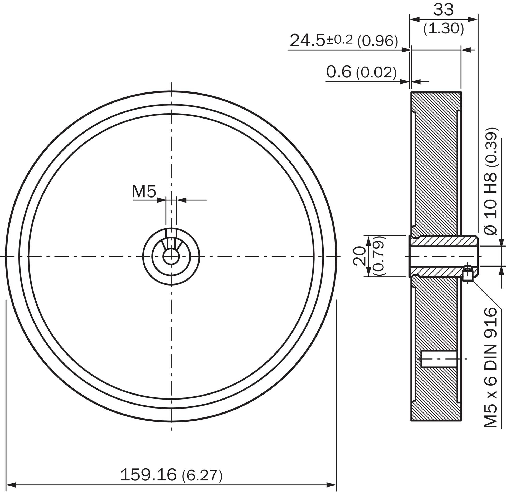 Sick Messräder u. Messradsystem BEF-MR-010050-1