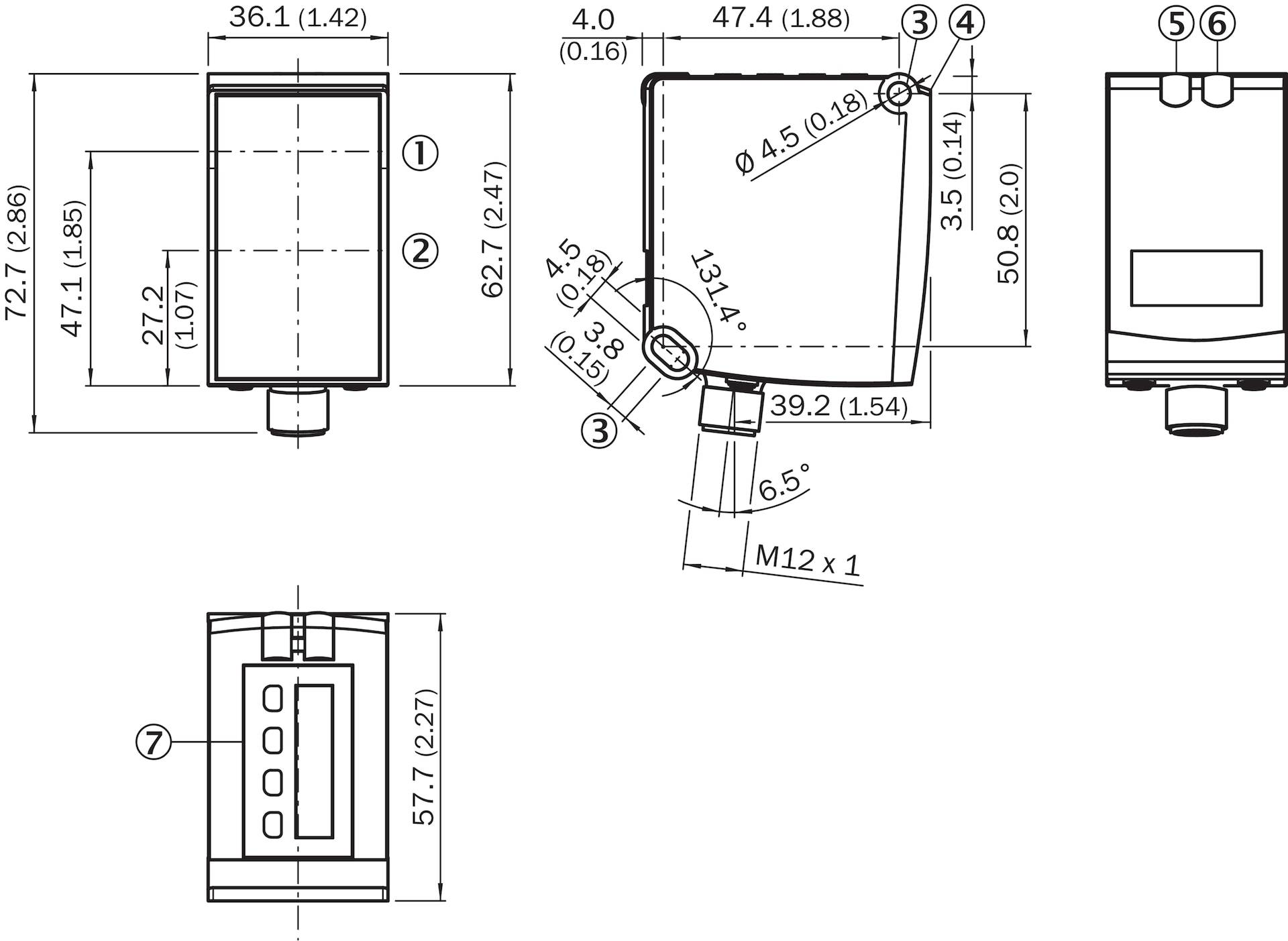 Sick DT50-N1124, Laser-Abstandssensor, P/n: 1047617-1