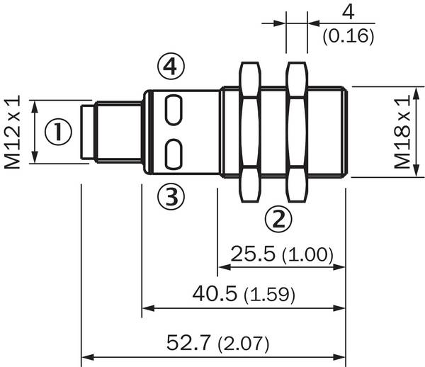 Sick UM18-217165101, Ultraschall-Abstandssensor, P/n: 6048410
