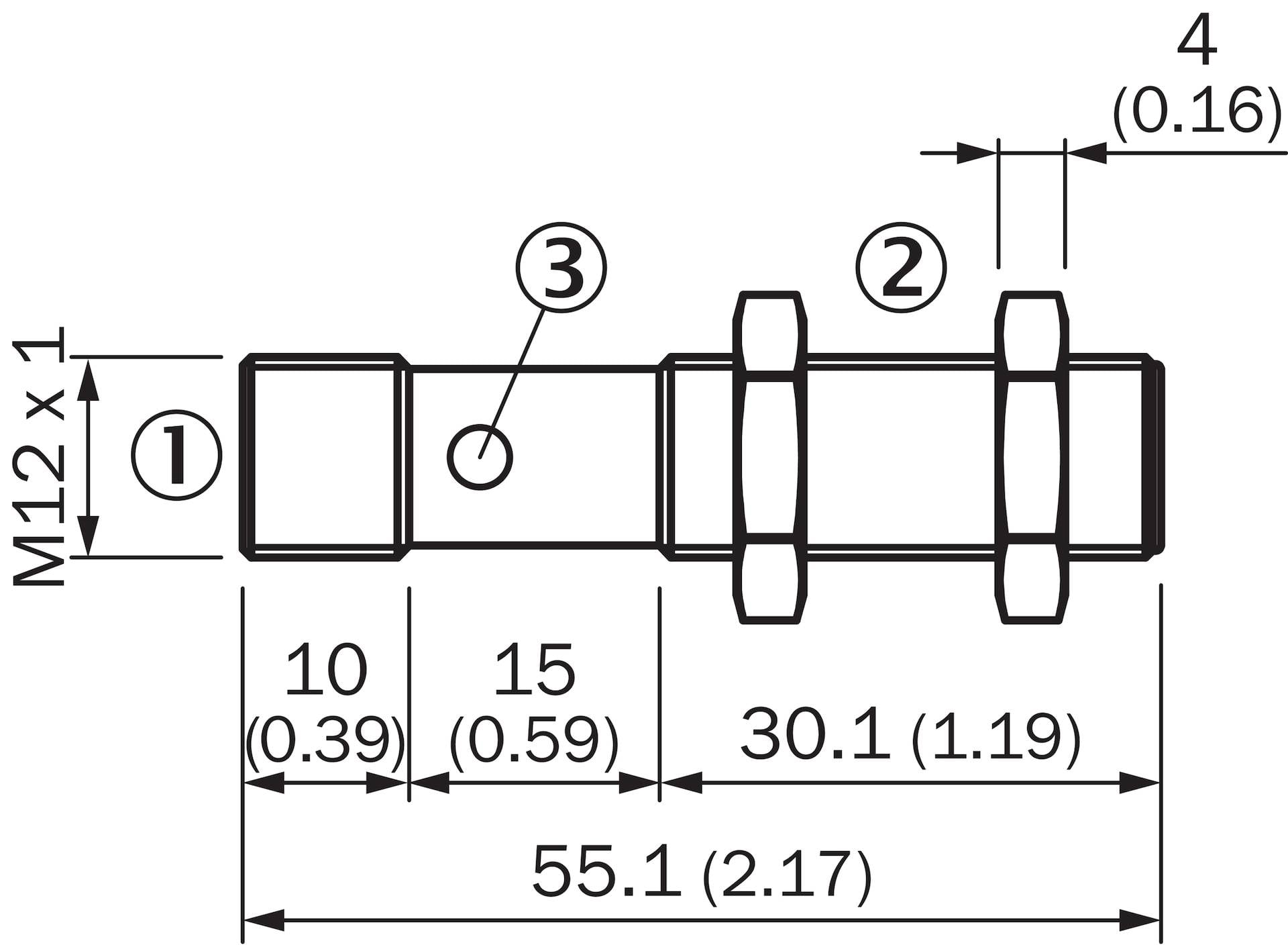 Sick UM12-1172251, Ultraschall-Abstandssensor, P/n: 6053543-1