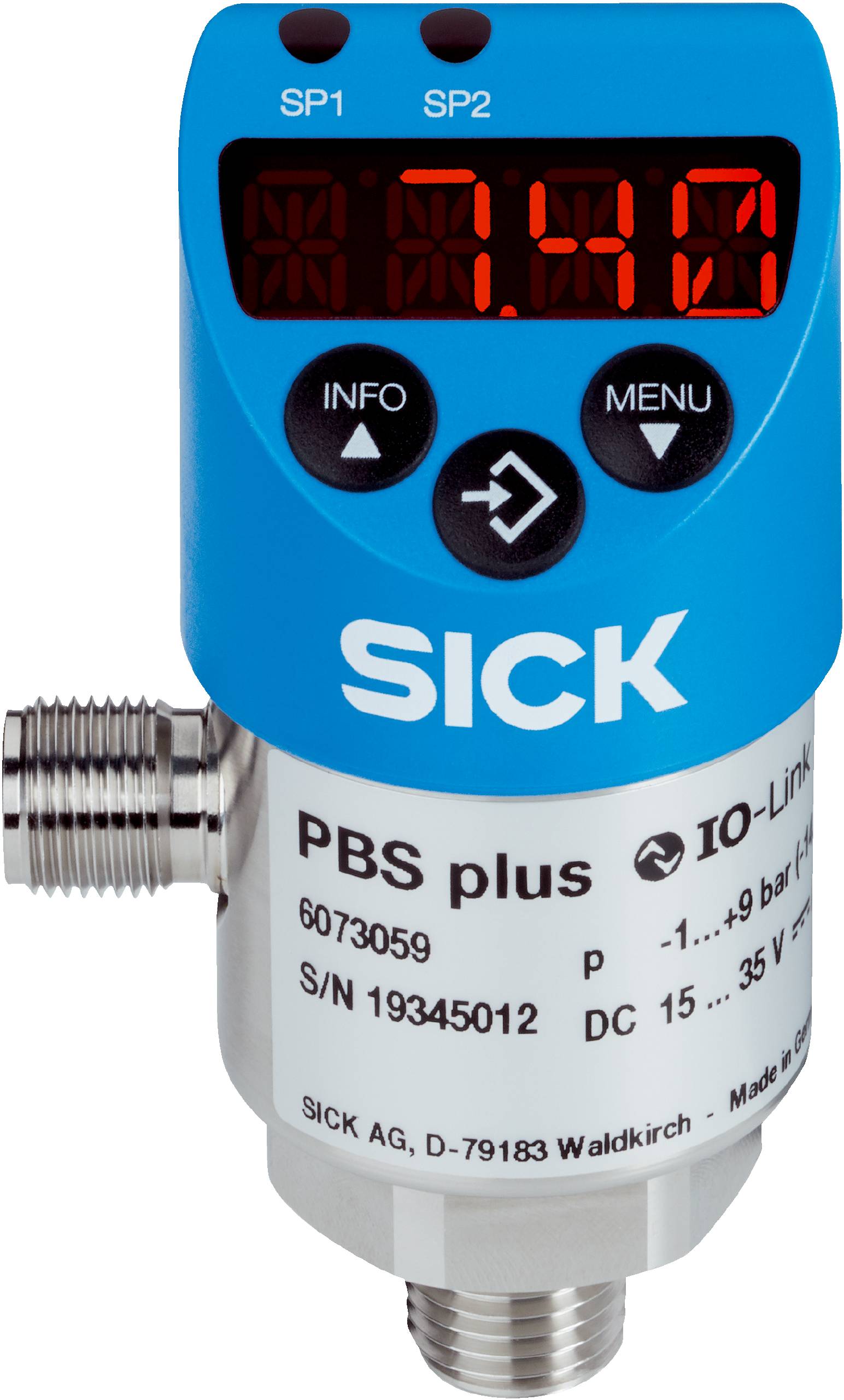 Sick PBS2-RB1X0SN1SS0Q5A0Z, Drucksensor, P/n: 6072932-2
