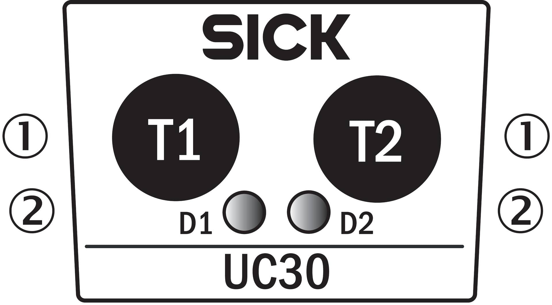 Sick UC30-215163, Ultraschall-Abstandssensor, P/n: 6054716-0