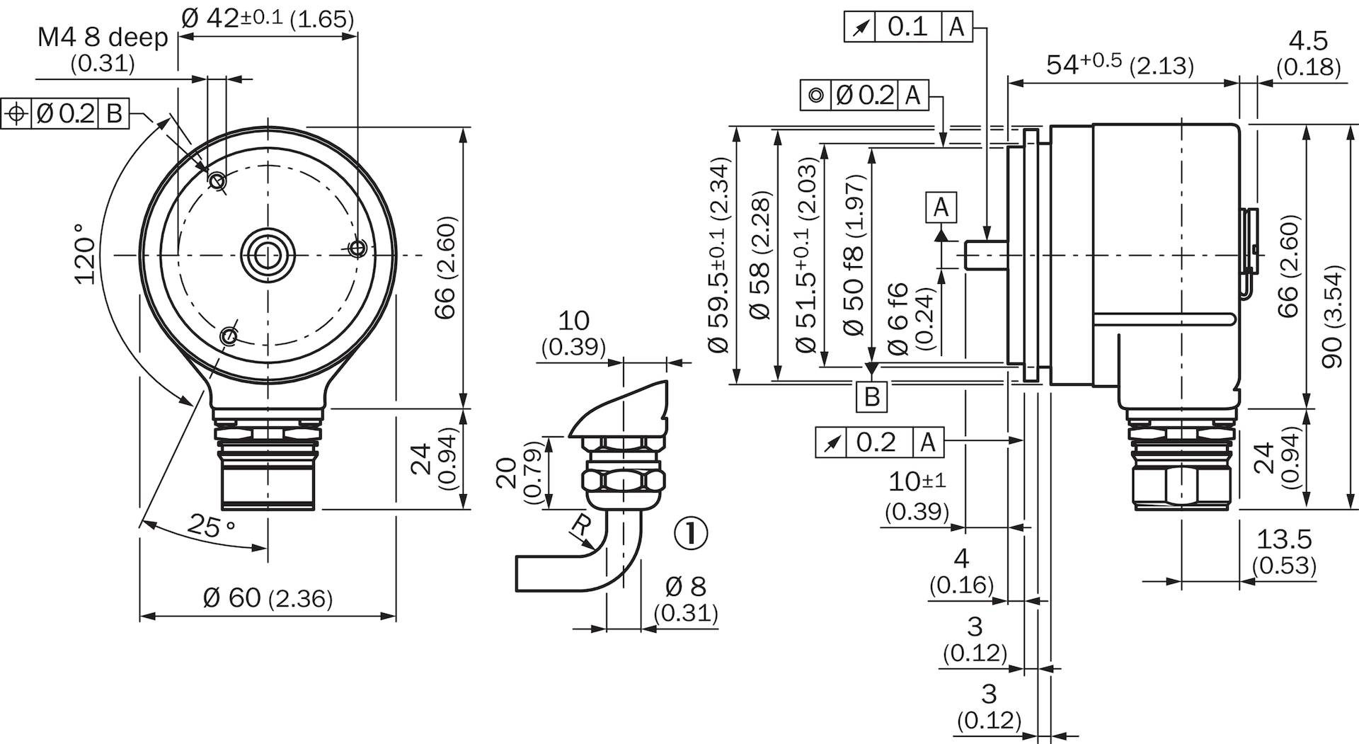 Sick ARS60-A1K08192, Absolutwertgeber, P/n: 1031454-1