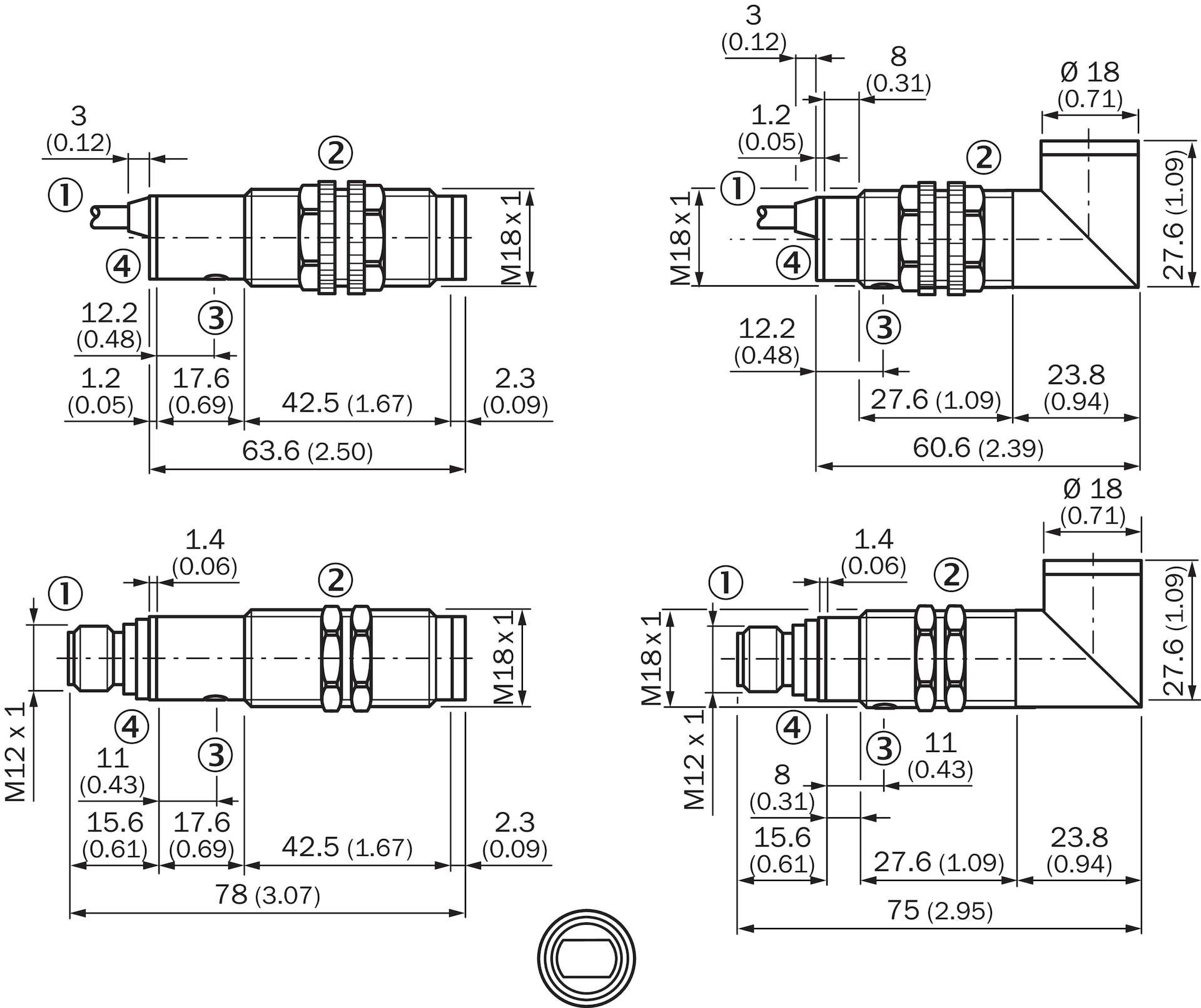 Sick VTF18-4P1740, Sensor, Teilenummer: 6012903-2