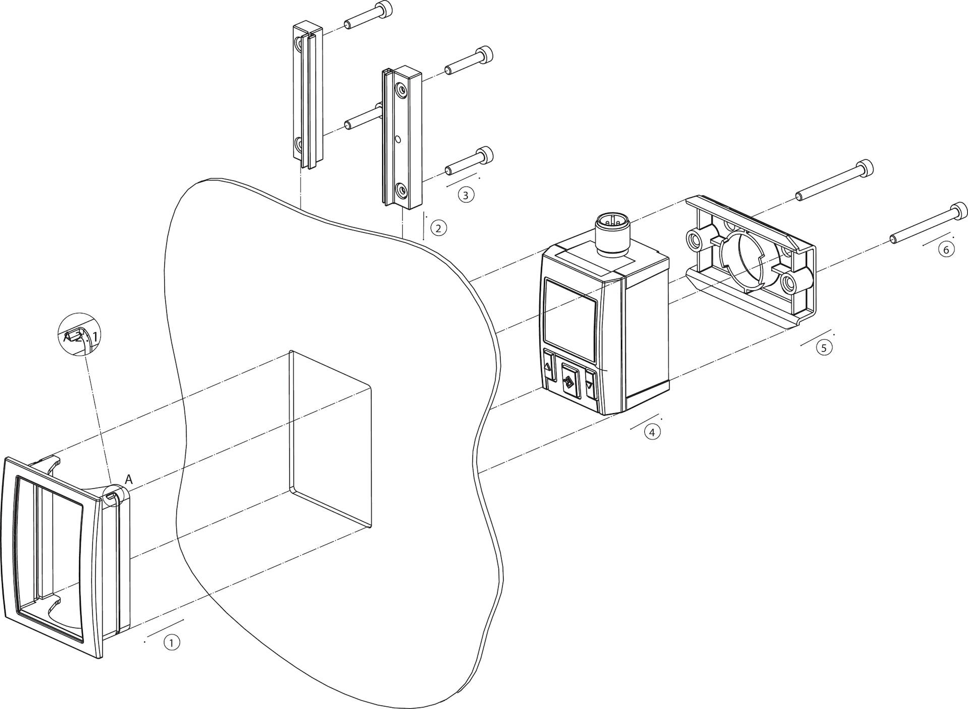 Sick PAC50-DNF, Drucksensor, P/n: 1086914-1
