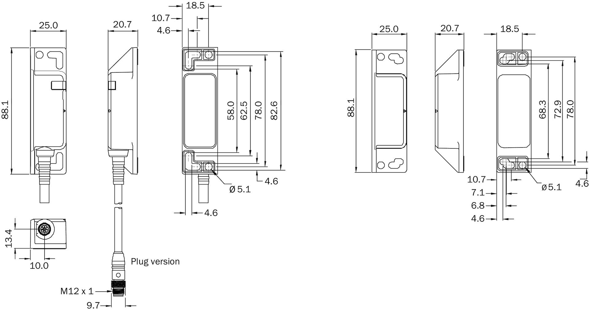 Sick TR4-SFU03PB, Sicherheitsschalter, P/n: 6070818-0