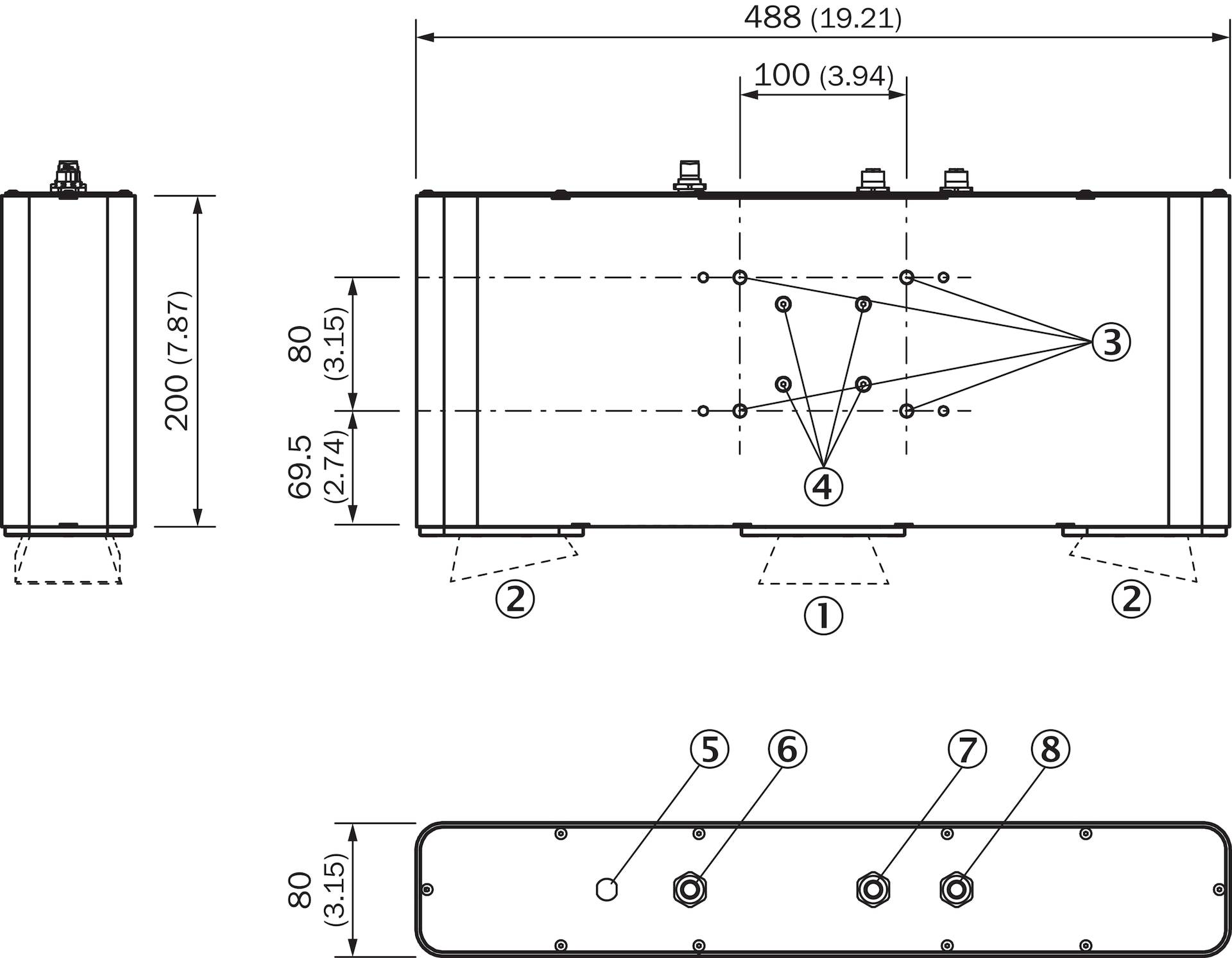 Sick PLB-5340100, Roboterleitsystem, P/n: 1115867-2