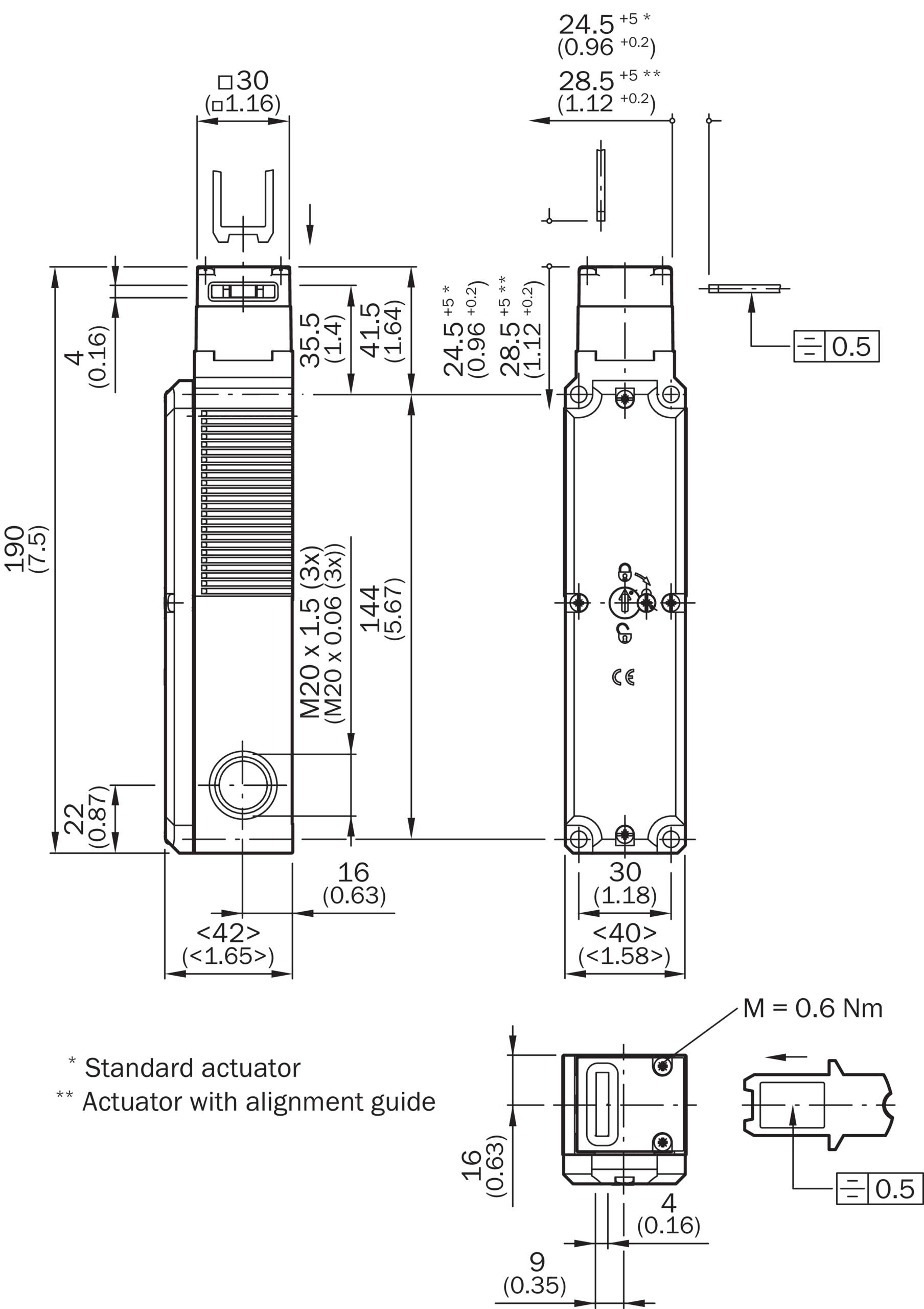 Sick Sicherheitszuhaltung i110-M0453-2