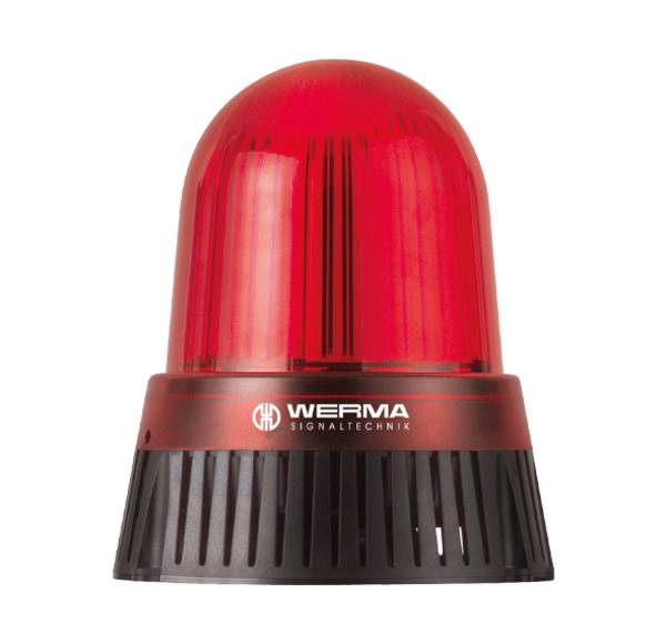 Werma 431.110.70, LED-Sirene BM 32 Töne 10-48VAC/DC RD