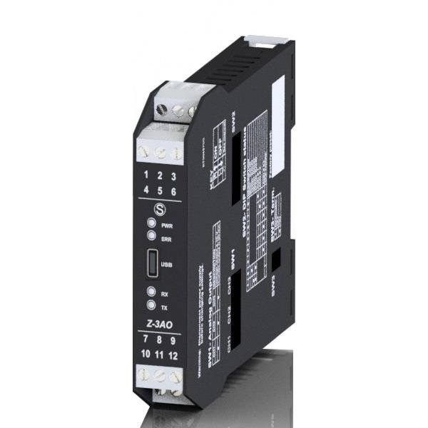 SENECA Z-3AO, 3-CH Analogausgangsmodul / RS485 ModBUS RTU