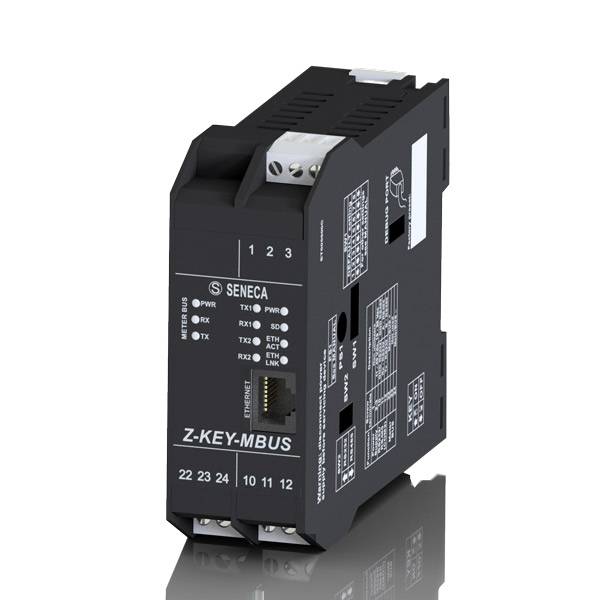 SENECA Z-KEY-MBUS, ModBUS ↔ M-BUS-Gateway (1 M-BUS-Anschluss, 2 serielle Anschlüsse, 2 Eth-Anschlüsse)-0