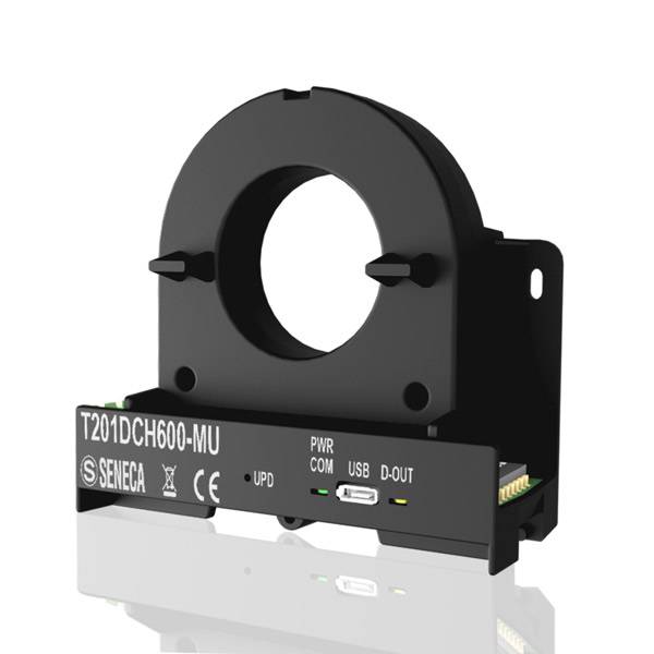SENECA T201DCH600-MU, AC/DC-Stromwandler (± 600 A) mit Hall-Effekt TRMS mit Ausgang 0.10 V