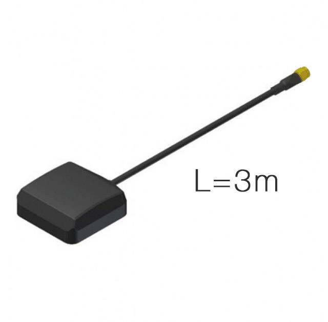 SENECA A-GPS, Externe GPS-Antenne mit MMCX-Magnetfuß, 3 mt Kabel-0